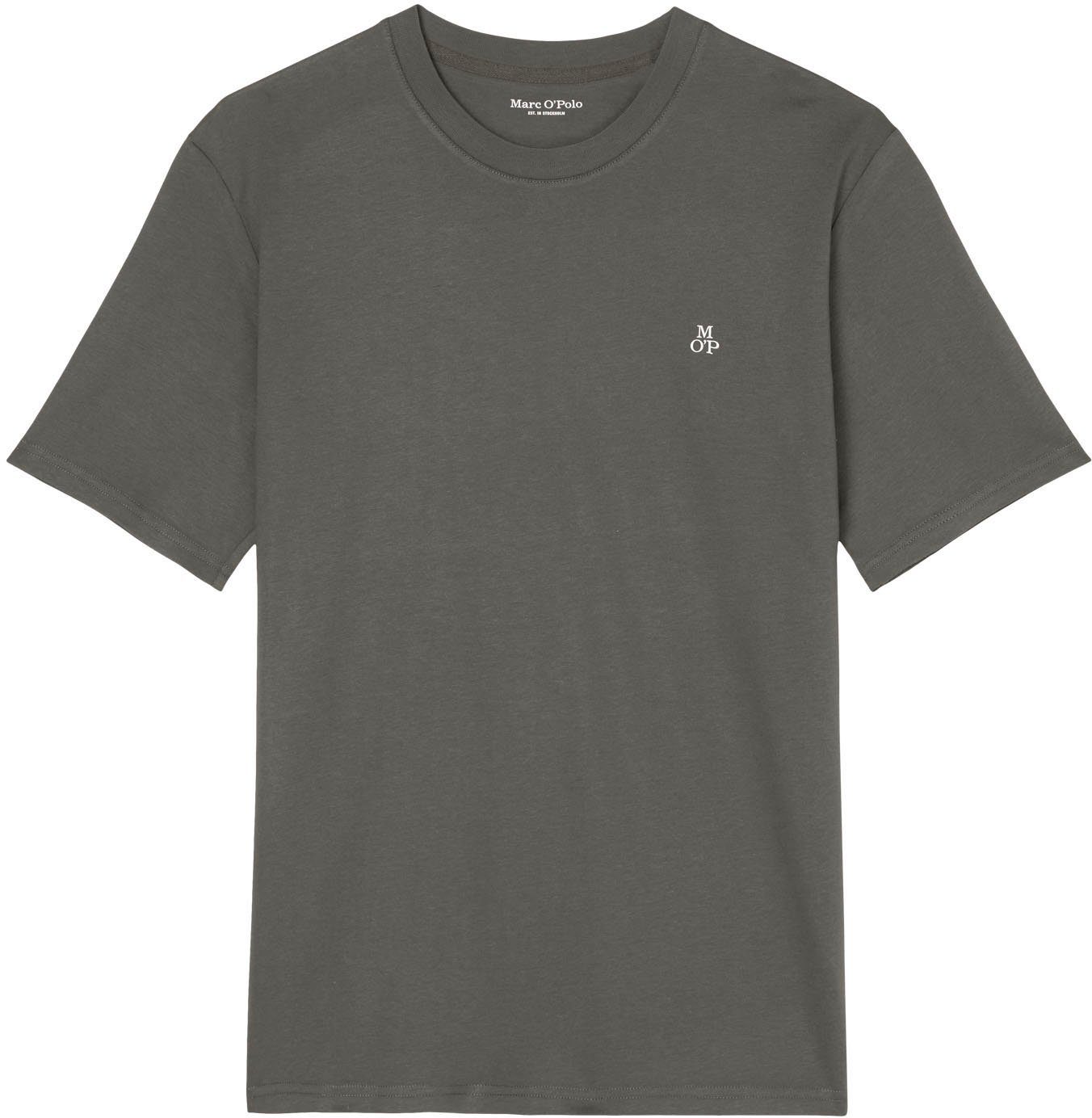 Marc O'Polo T-shirt Logo-T-shirt van bio-katoen