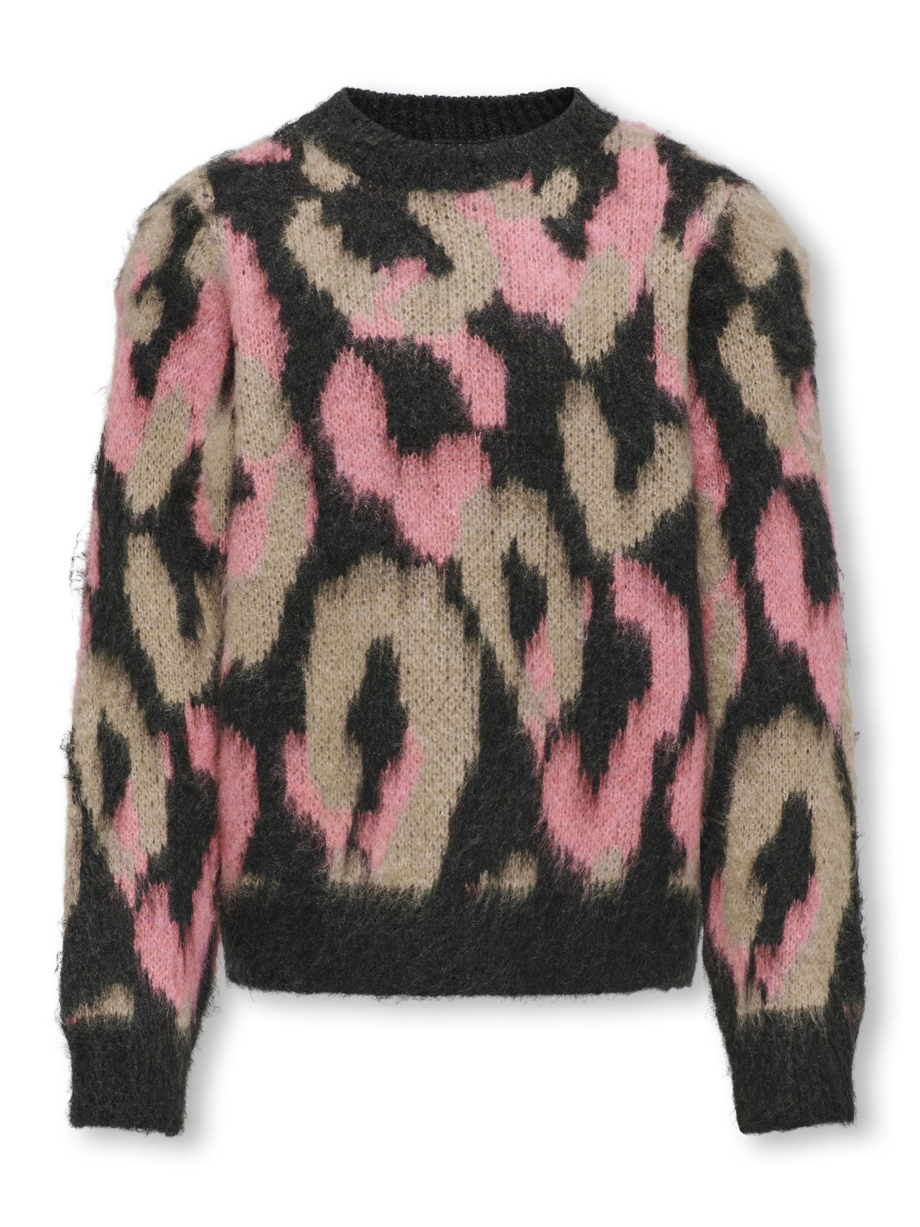 KIDS ONLY Trui met ronde hals KOGWILD L/S JQ O-NECK KNT