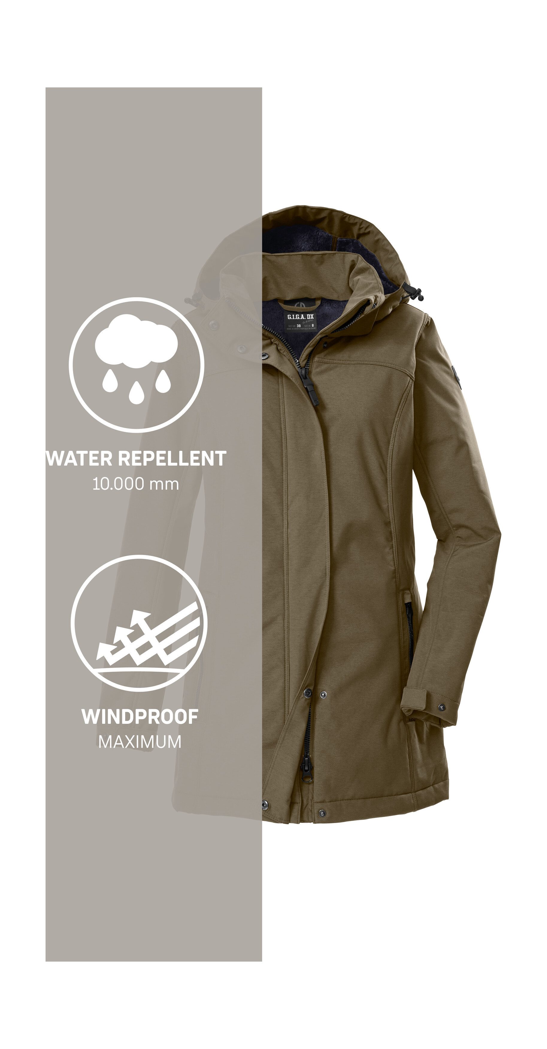 G.I.G.A. DX by killtec Softshell-parka GW 36 WMN SFTSHLL PRK