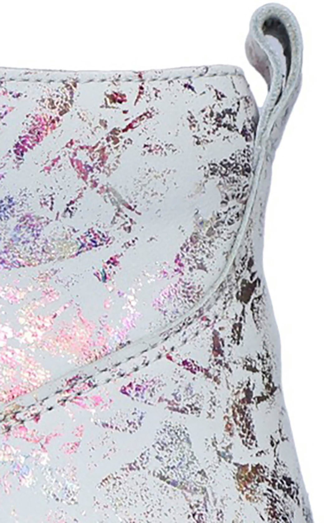 Waldläufer Sneakers H-CLOÉ , veterschoenen, comfortabele schoen, vrijetijdsschoen met metallic-print, breedte h