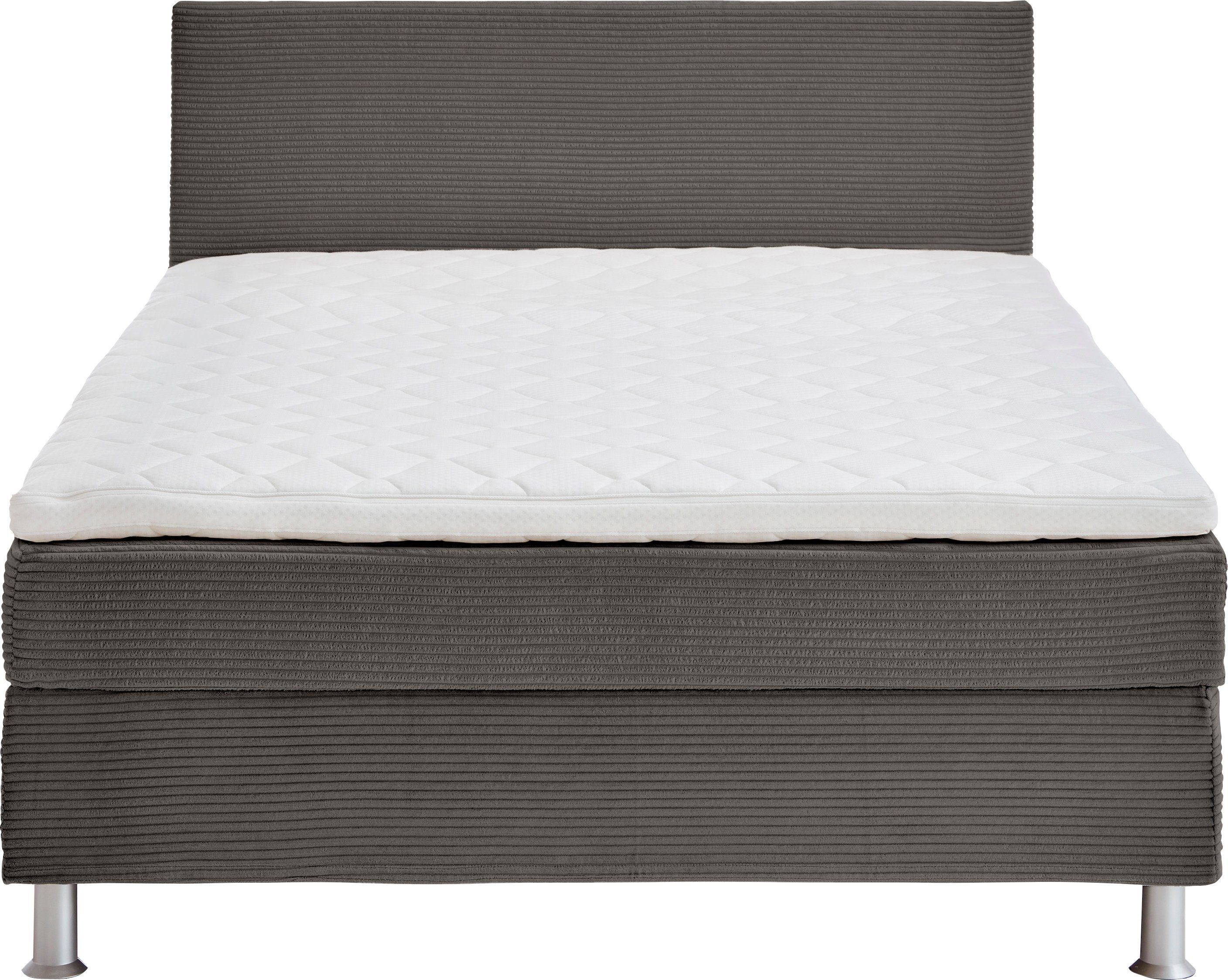 ATLANTIC home collection Boxspring Edison inclusief bonell-binnenveringsmatras en topmatras