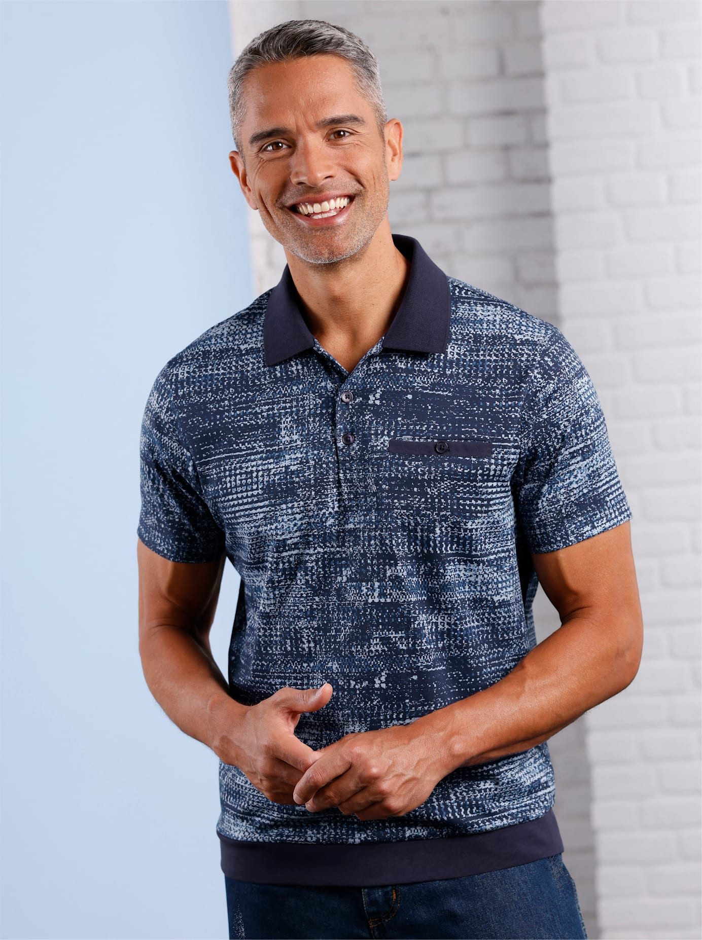 Classic Poloshirt met korte mouwen (1-delig)