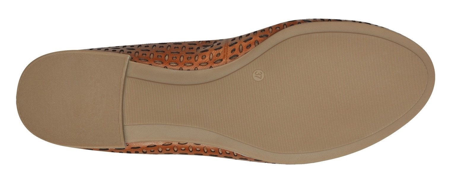 Tamaris Ballerina's , business schoen, lage schoen, instapschoen met mooie strik