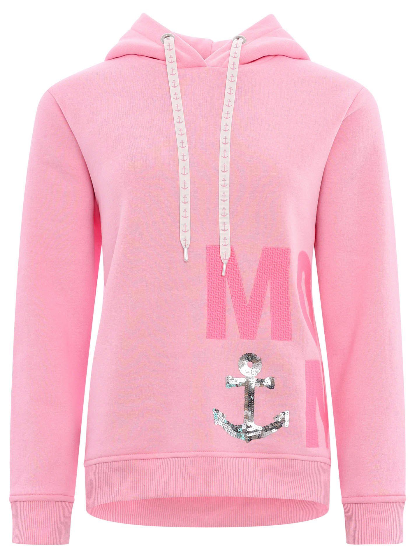 Zwillingsherz Hoodie "Paillette MOIN"