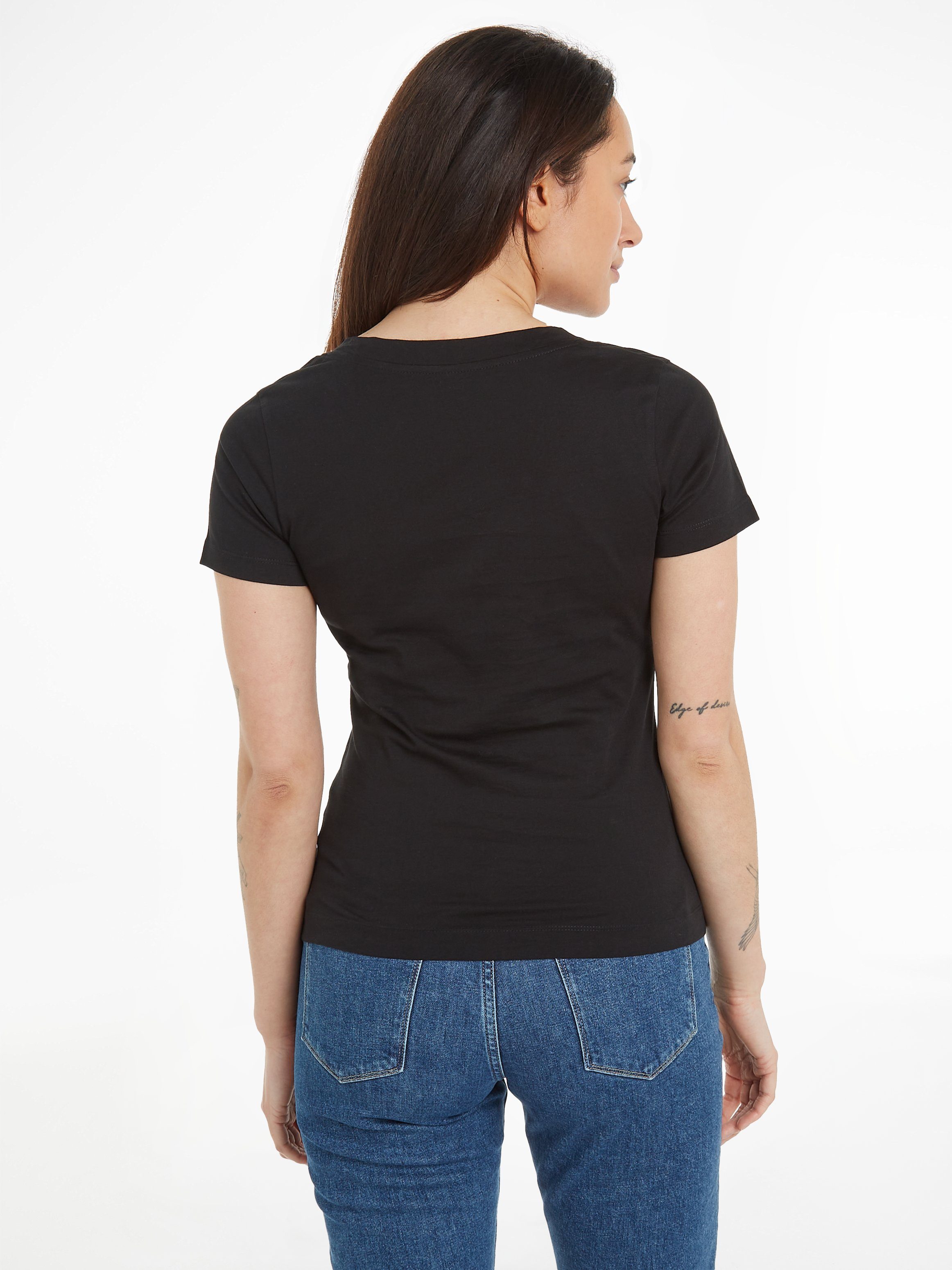 Calvin Klein T-shirt 2-PACK MONOLOGO V-NECK TEE (Set van 2)