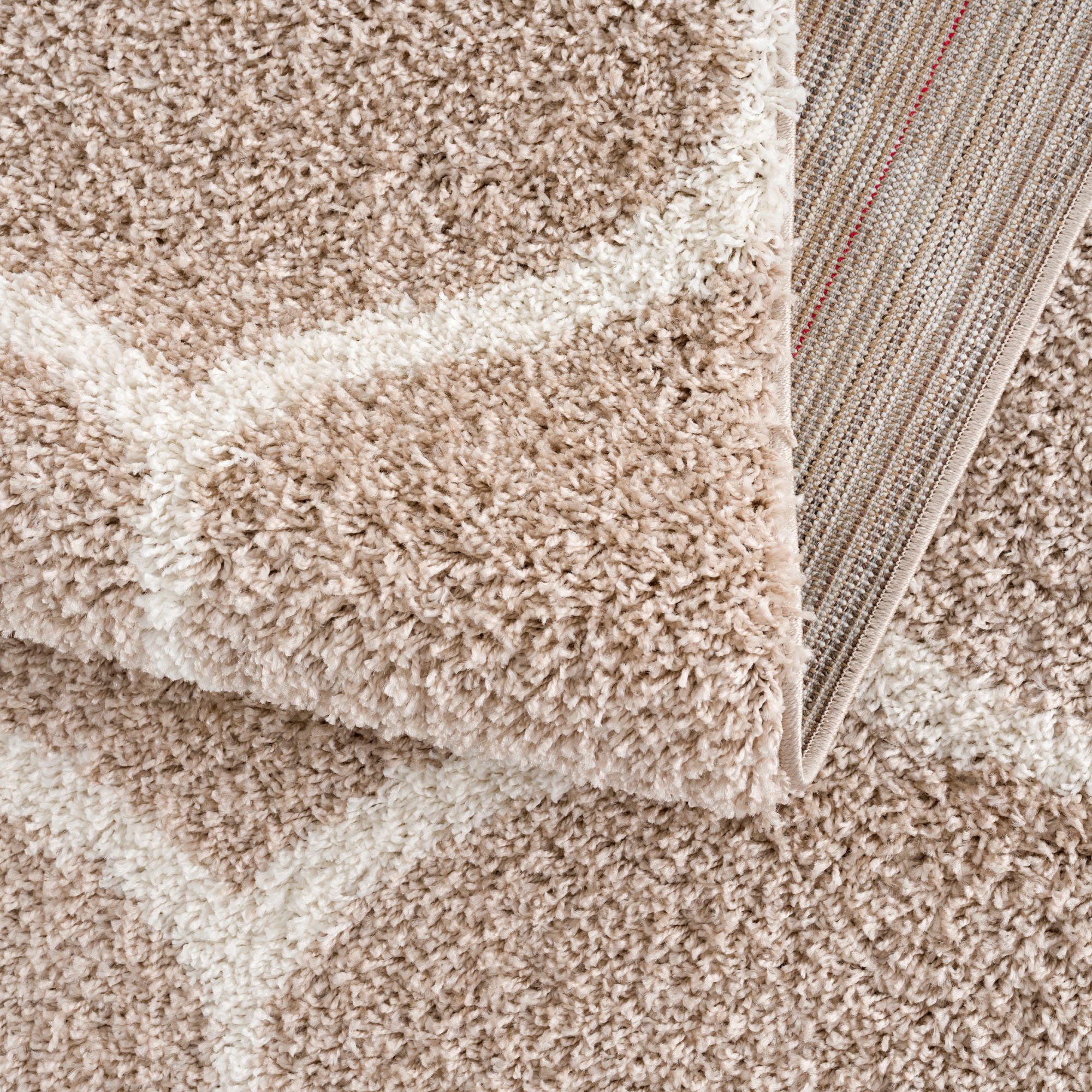 SANAT HALI Hoogpolig vloerkleed Madrid Woonkamer, lange pool, shaggy-vloerkleed