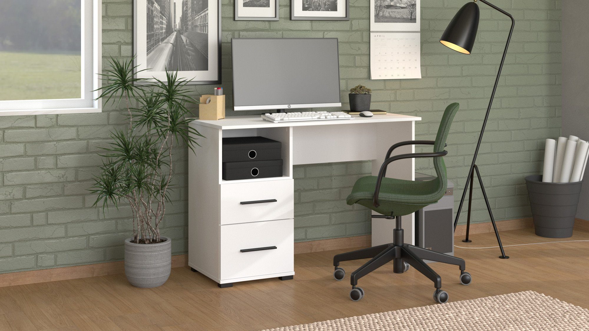 Places of Style Bureau POLET met 2 laden