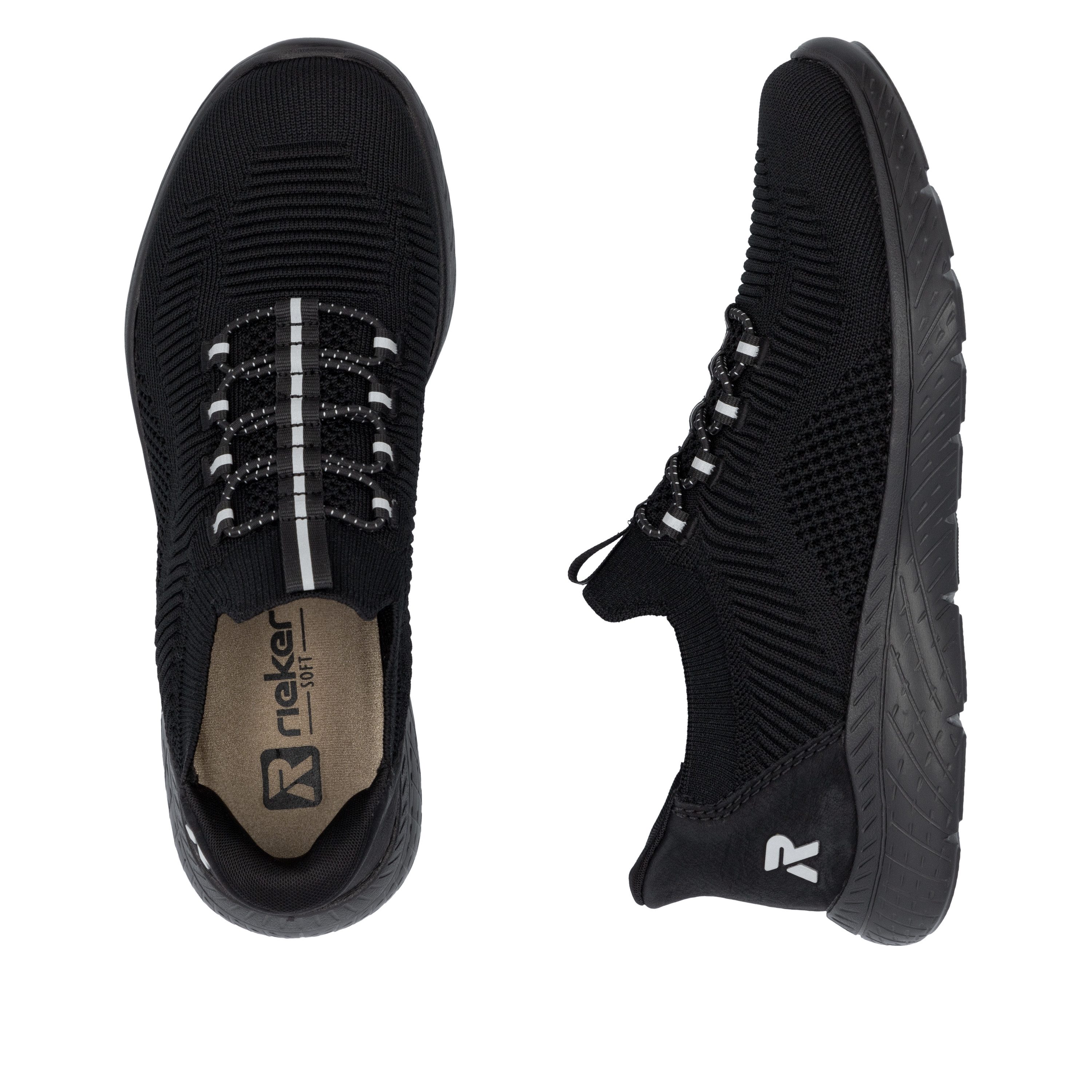 R-Rieker Slip-on sneakers Ready2GO , lage schoen, vrijetijdsschoen, slipper met memosoft binnenzool