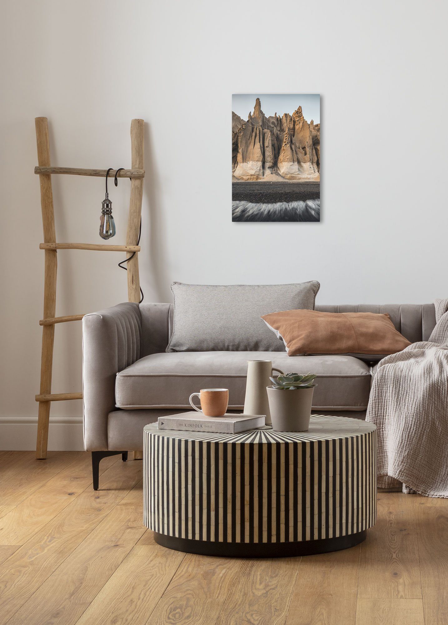 Komar Artprint op linnen Stone Towers - Afmeting 40 x 60 cm (1 stuk)