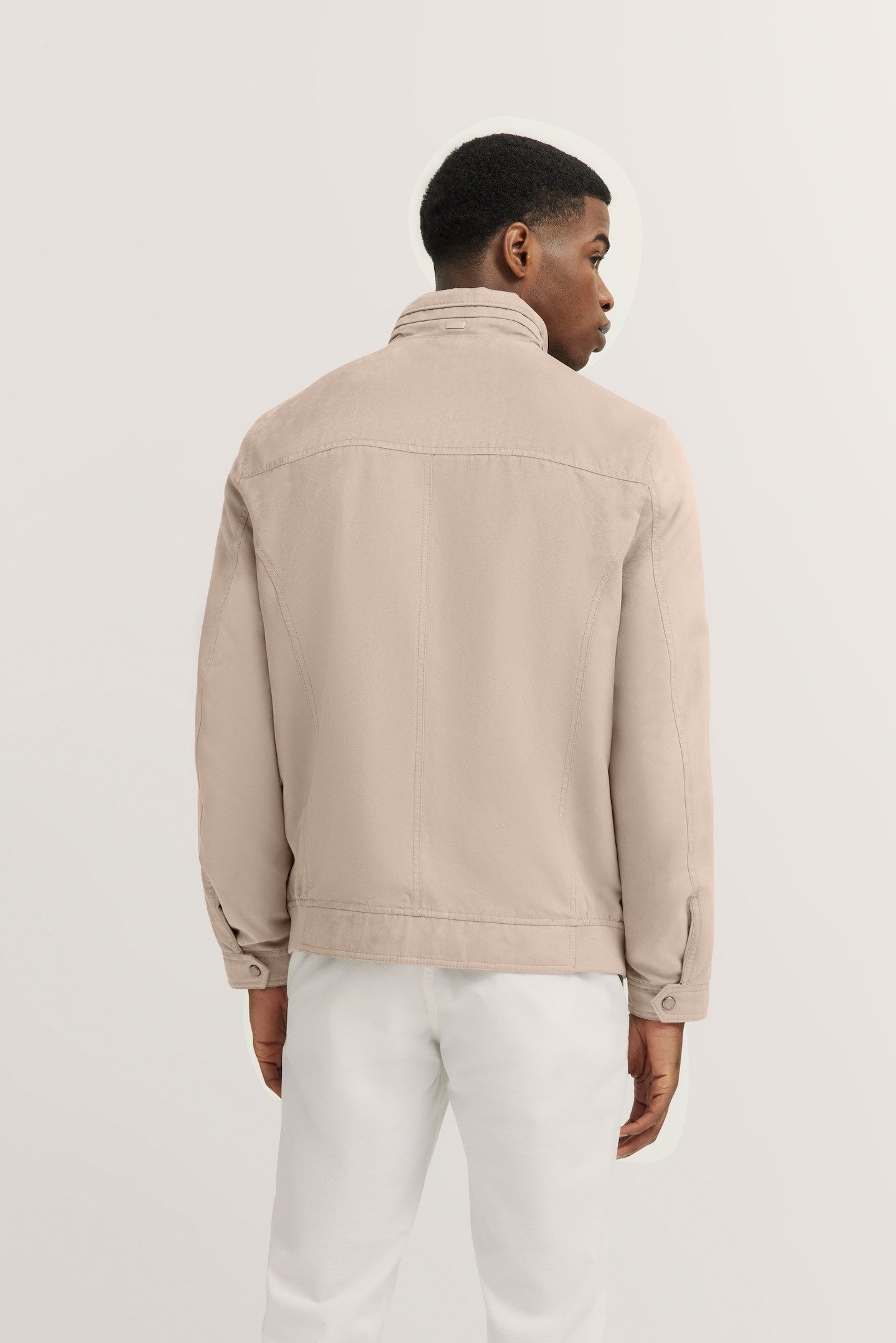 Bugatti Blouson van hoogwaardig materiaal