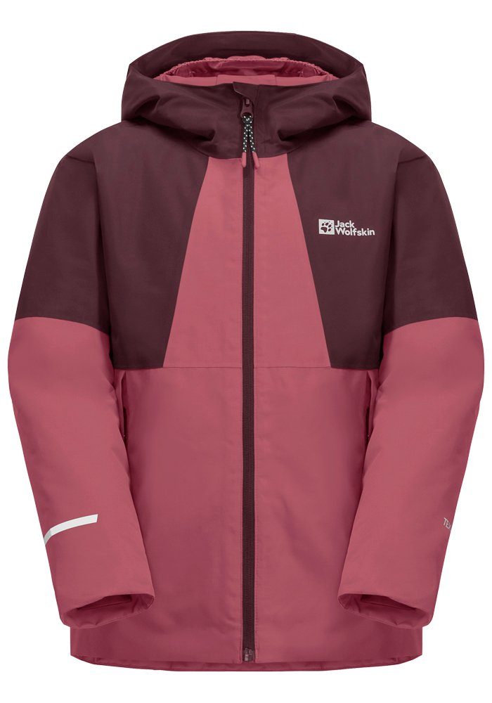 Jack Wolfskin Outdoorjack ACTAMIC 2L INS JACKET K kinderen jassen maat 116 roze