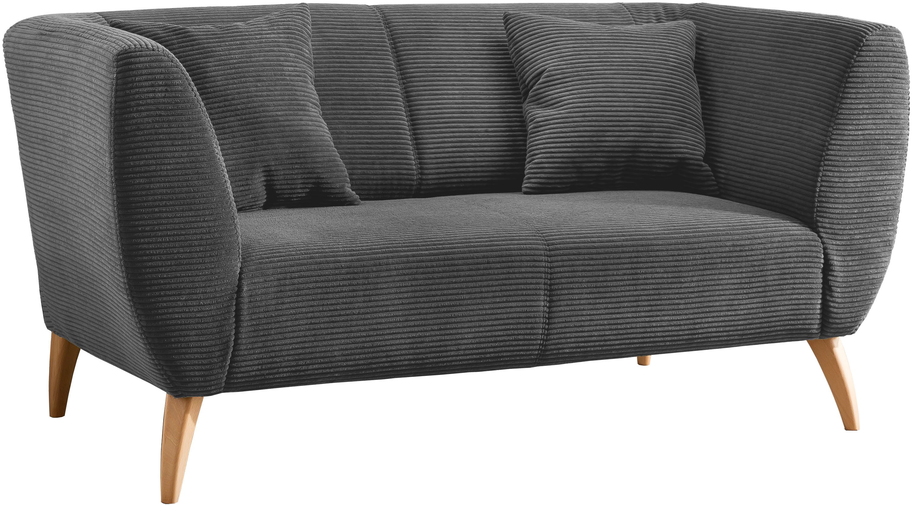 INOSIGN 2-zitsbank twee verschillende pootkleuren naar keuze