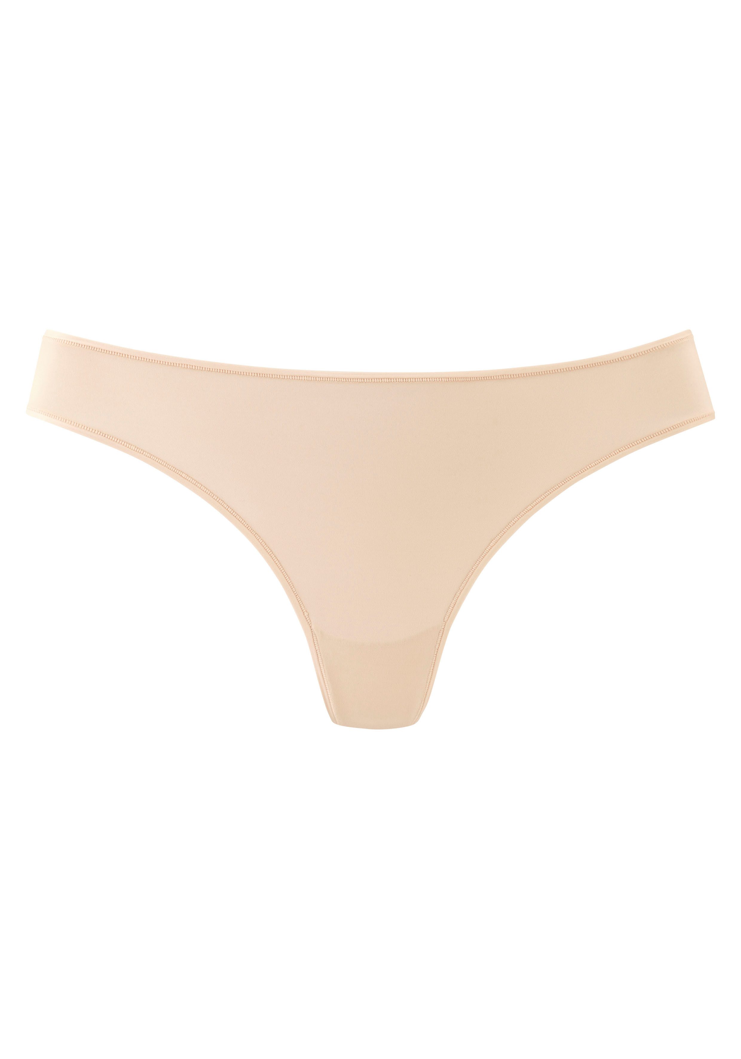 Lascana String van zacht microvezel (Set van 2)