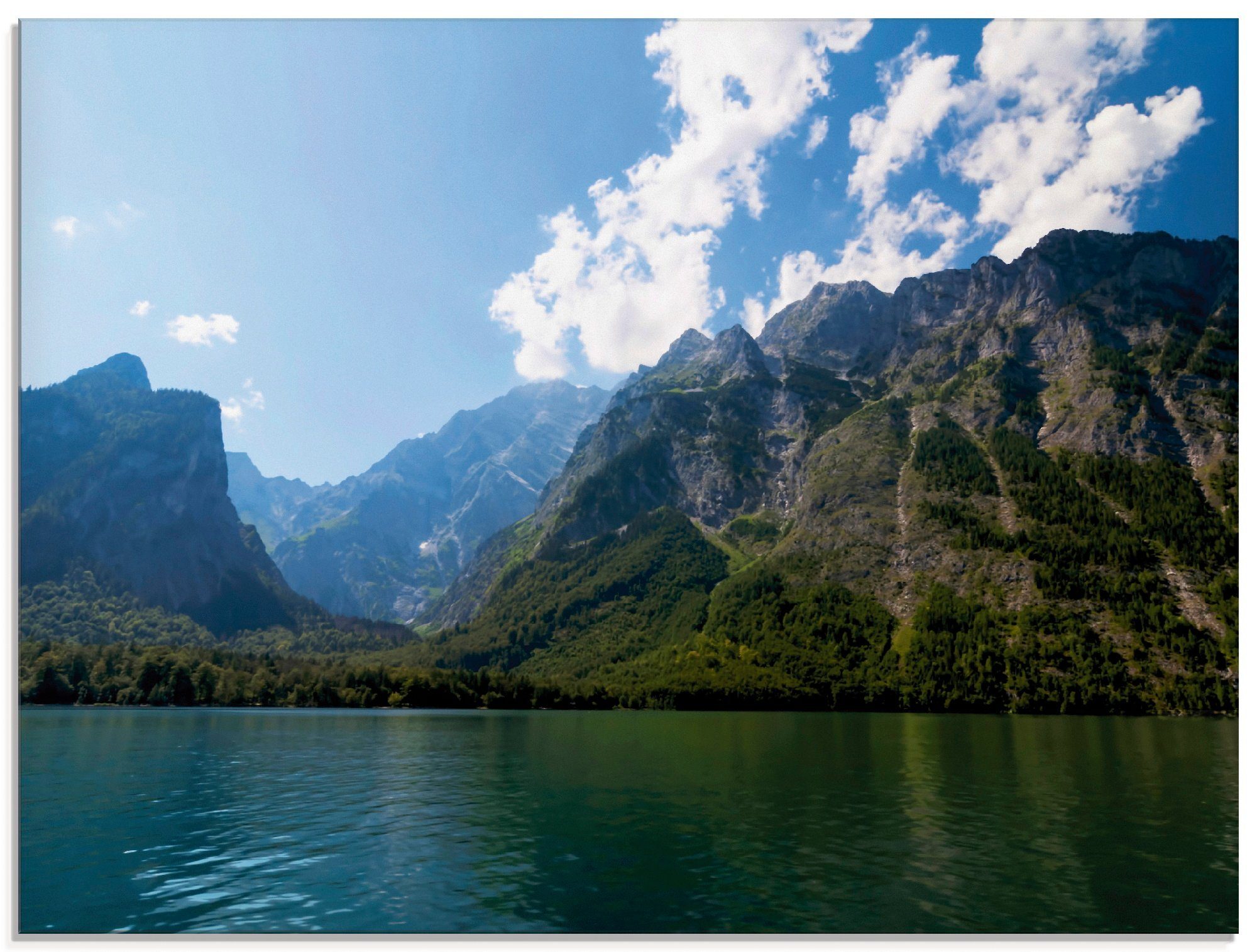 Artland Print op glas Bergen en Königssee (1 stuk)