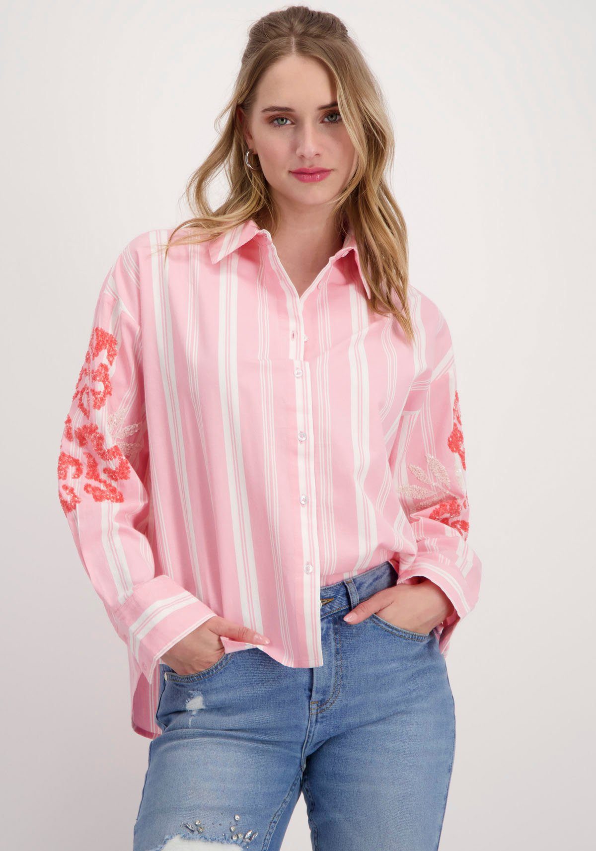 Monari blouse 408509 258 Pink Dames