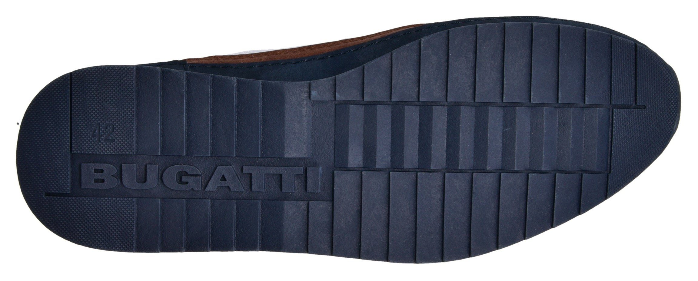 Bugatti Slip-on sneakers lage schoen, vrijetijdsschoen, slipper met elastische banden