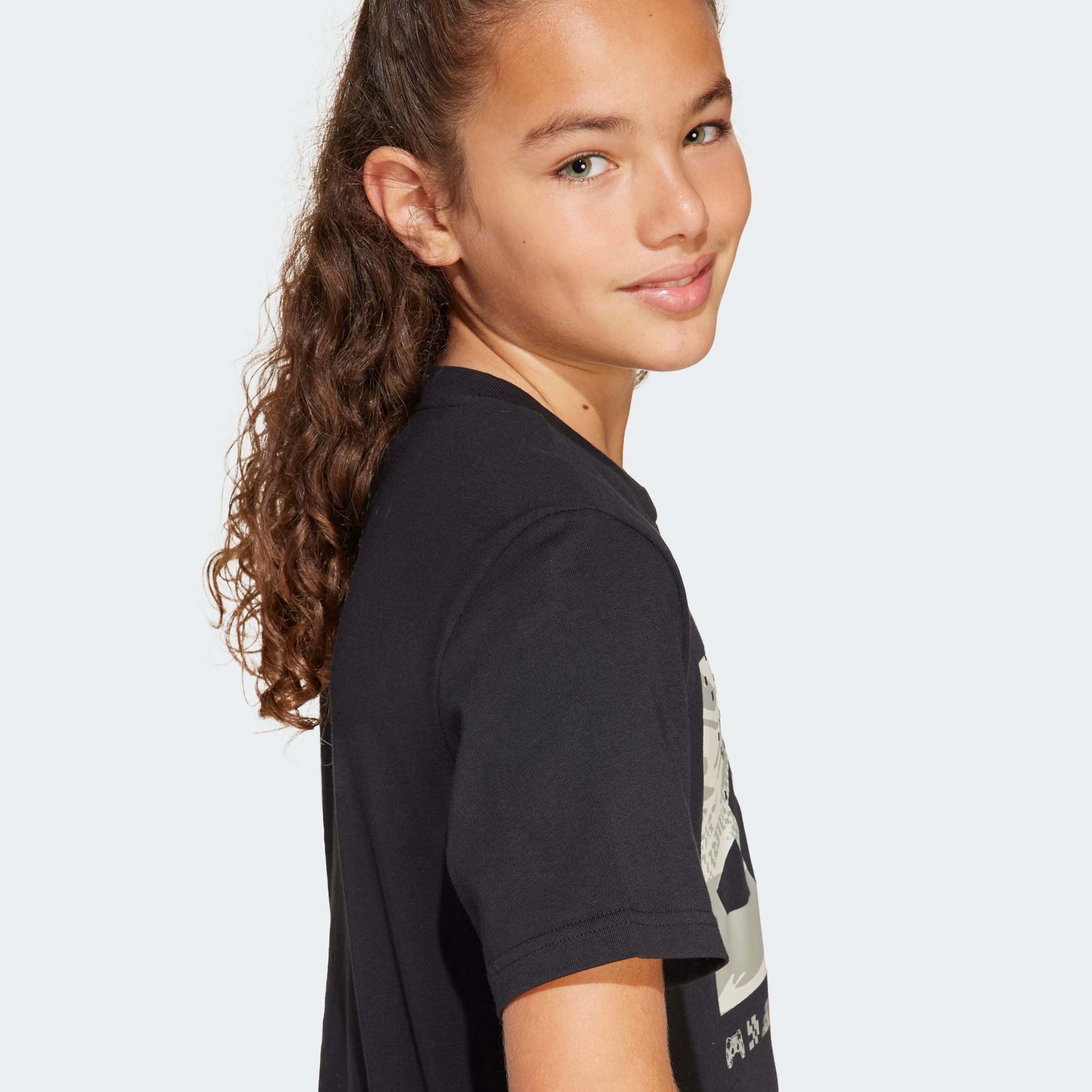 adidas Sportswear T-shirt J CAMO LOGO TEE