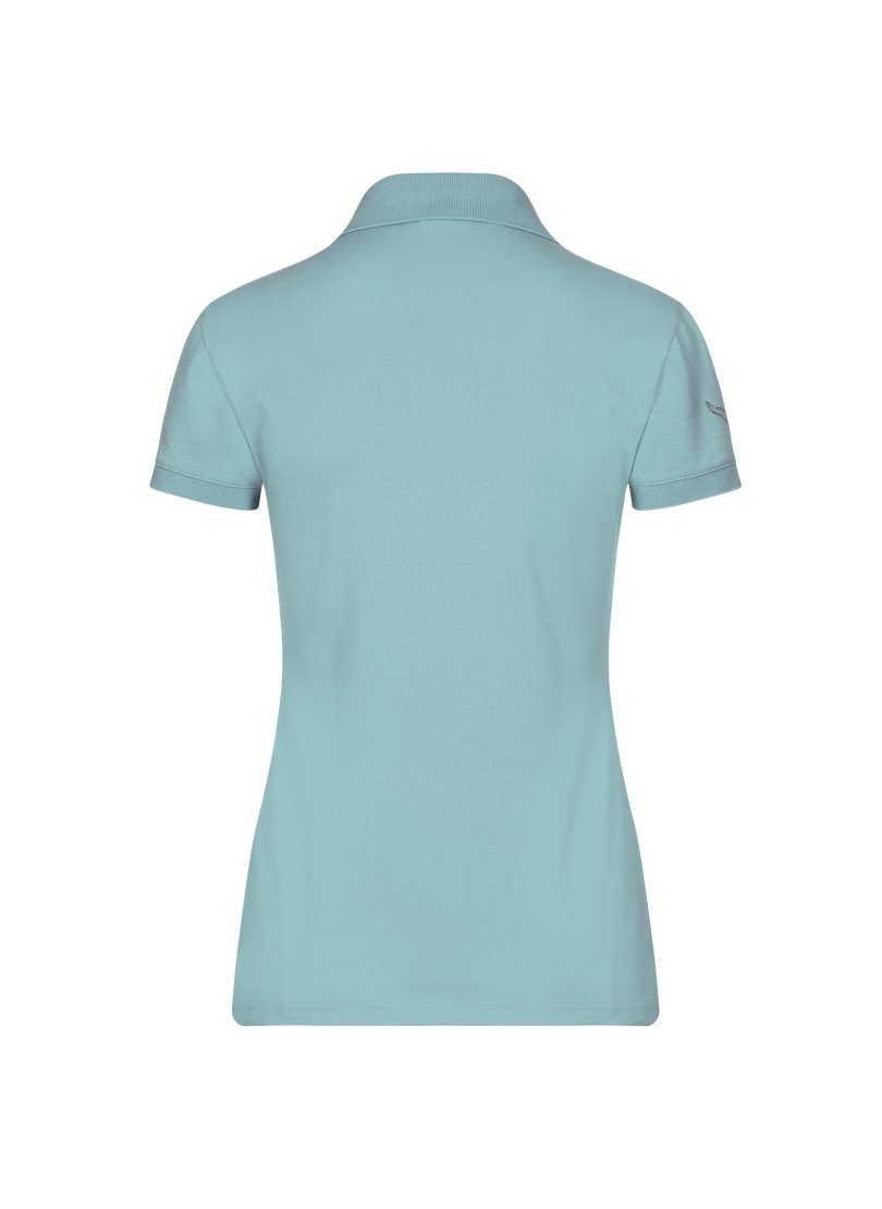 Trigema Poloshirt TRIGEMA poloshirt met kristallen (1-delig)