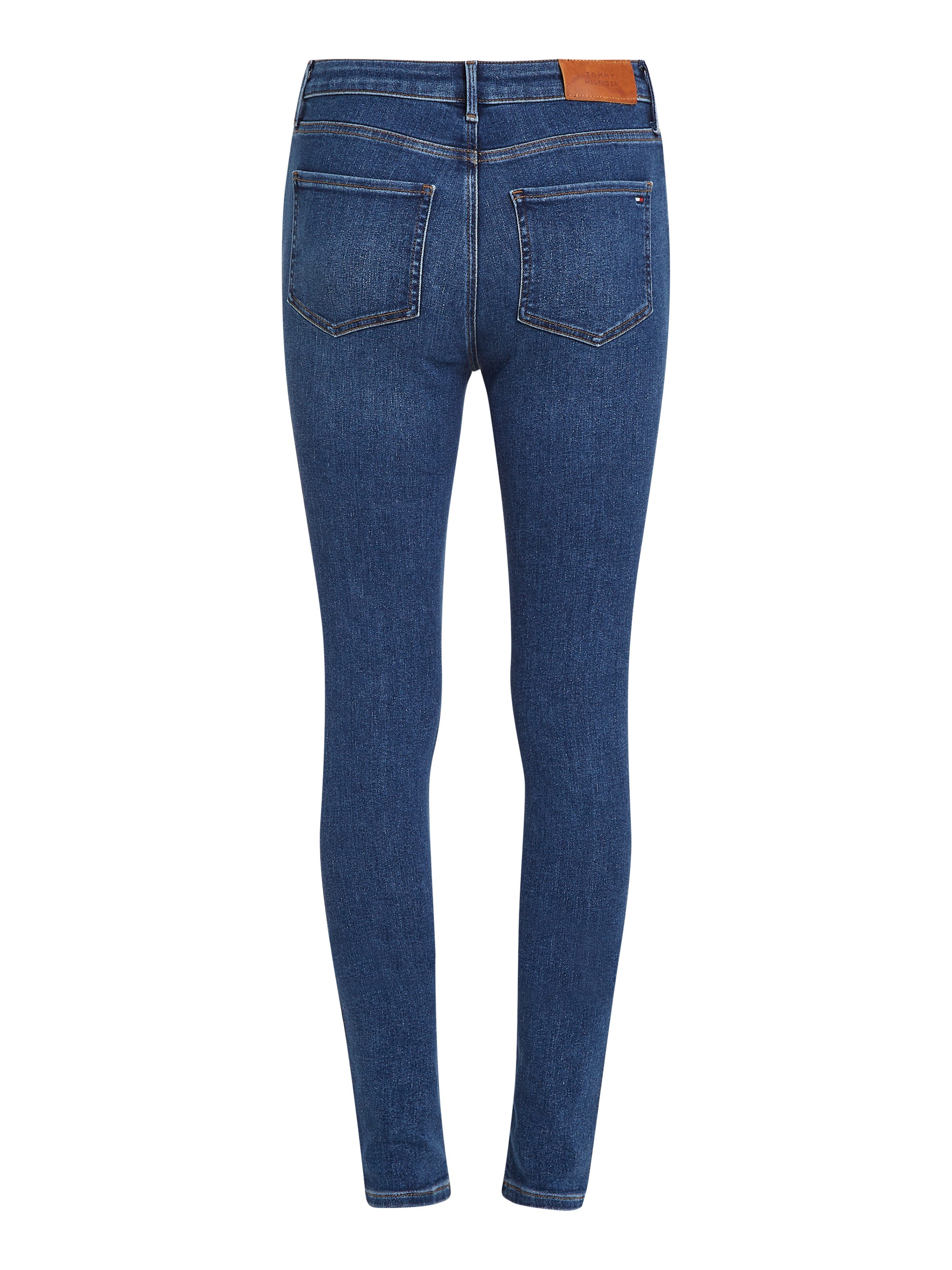 Tommy Hilfiger Skinny fit jeans HARLEM U SKINNY HW CAL met logo-badge