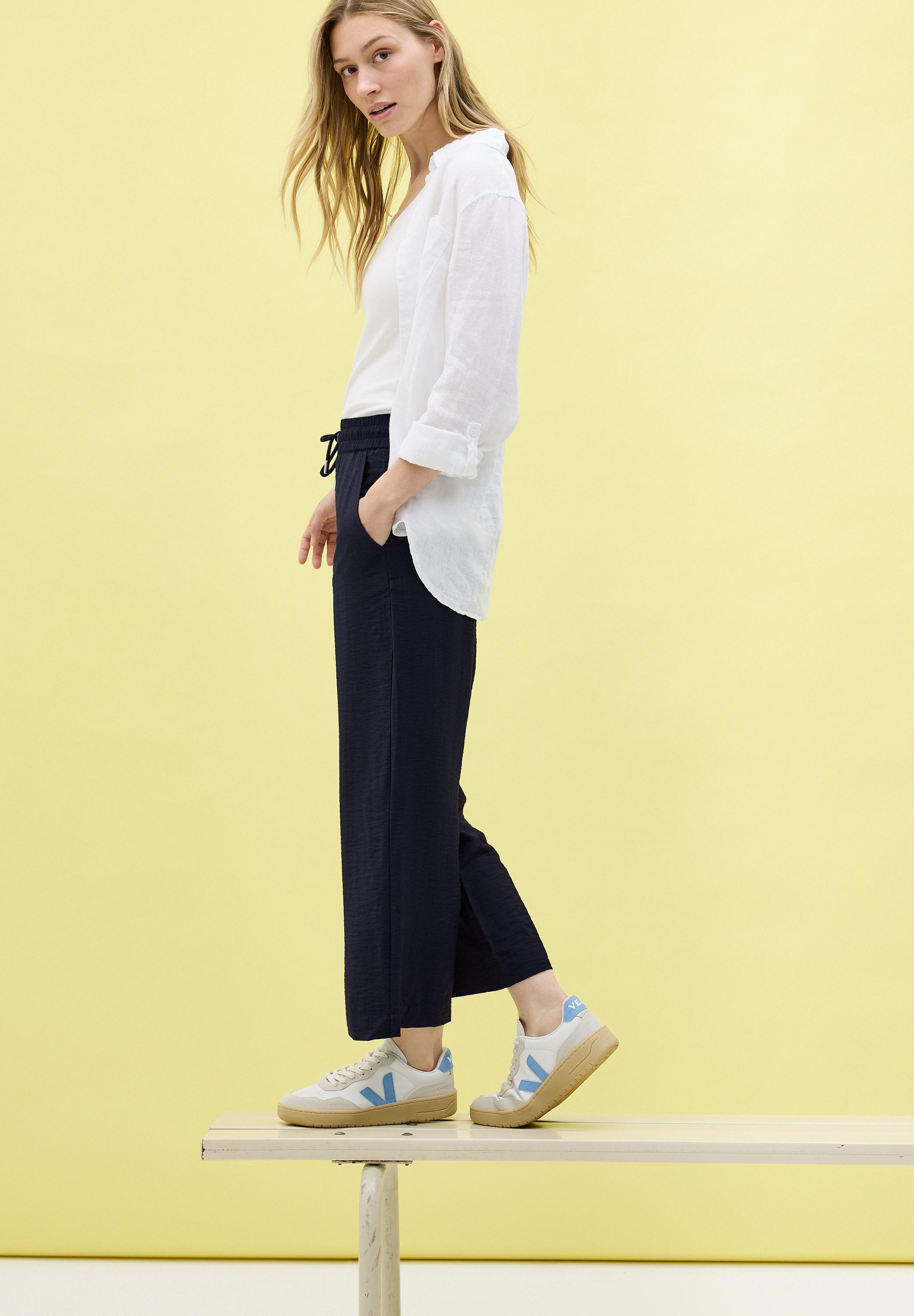 Cecil Stoffen broek Style Neele met elastische taille