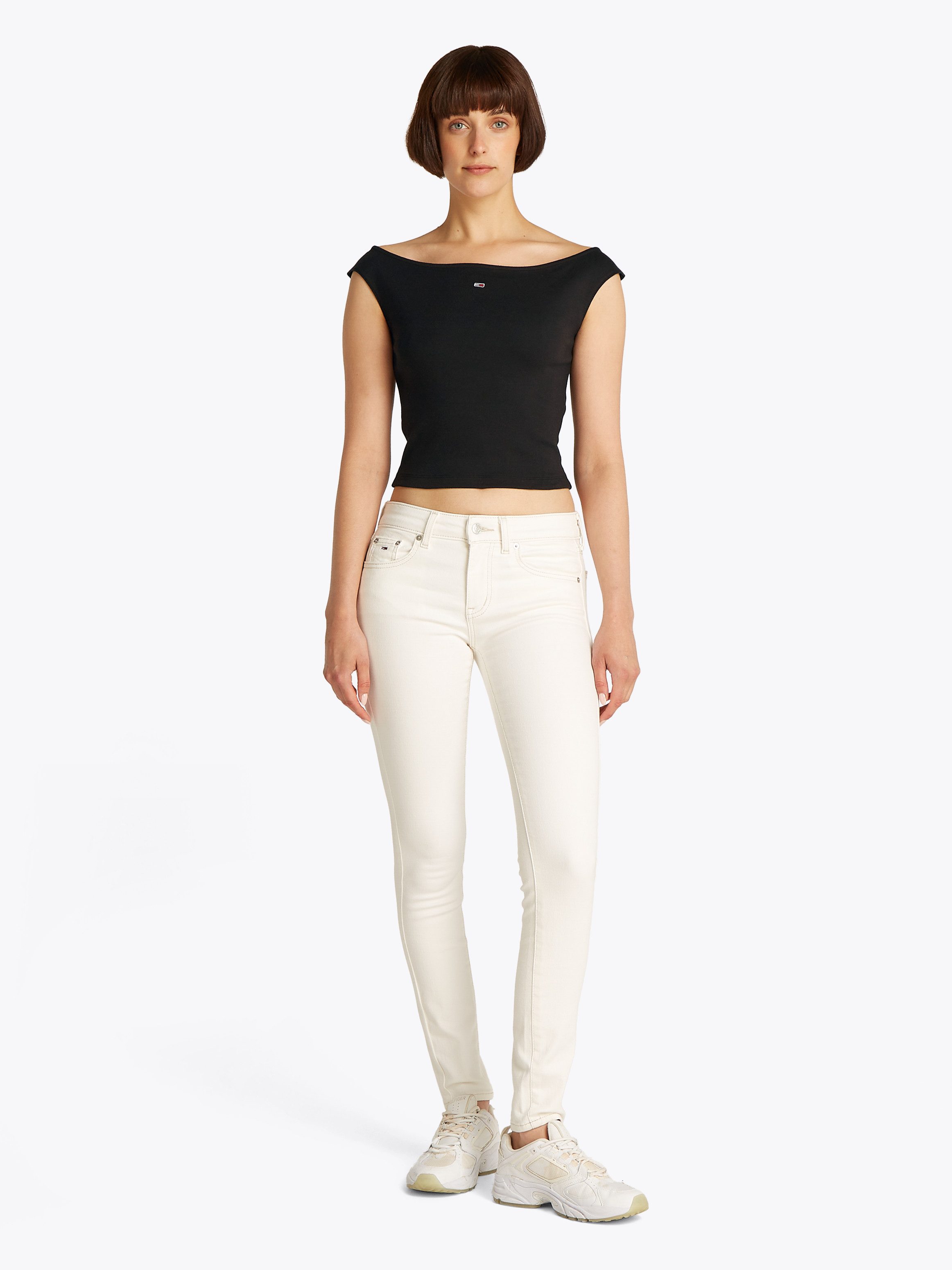 TOMMY JEANS Tanktop TJW BOAT NECK TOP SS EXT