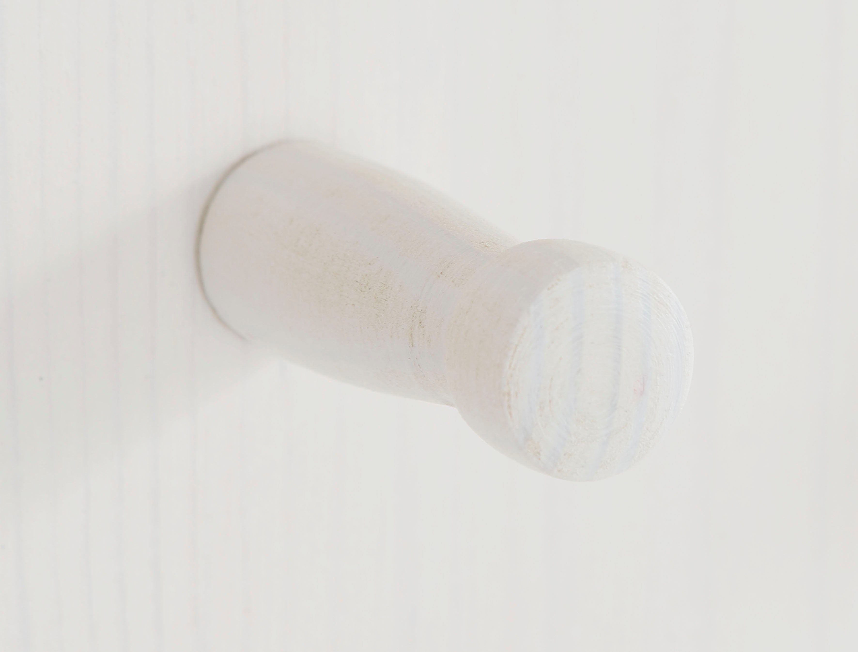 Home affaire Kapstokpaneel Indra van massief dennenhout, fsc®, 8 haken, discreet ornament