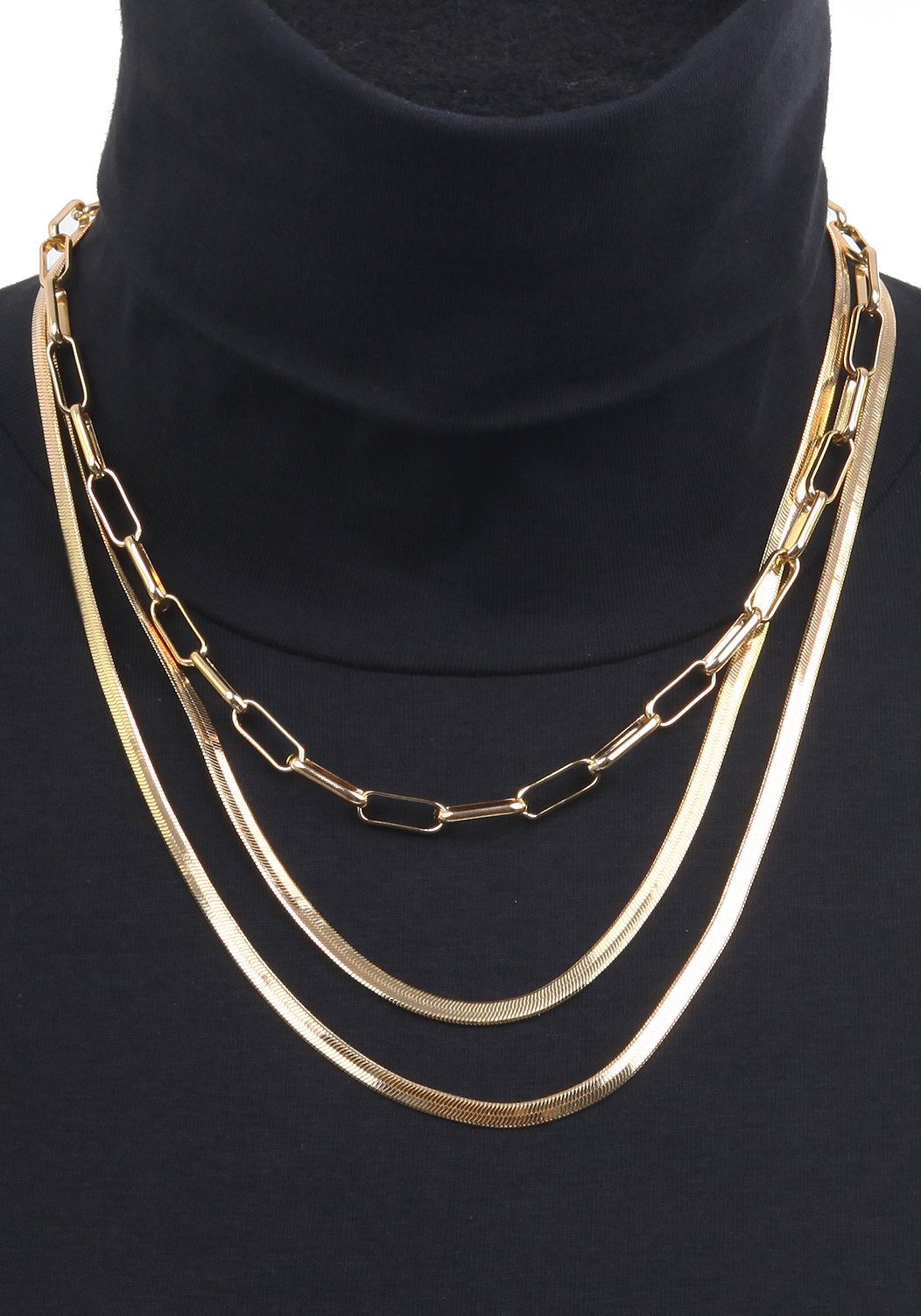 Firetti Collier Halsketting layering-look schakelketting