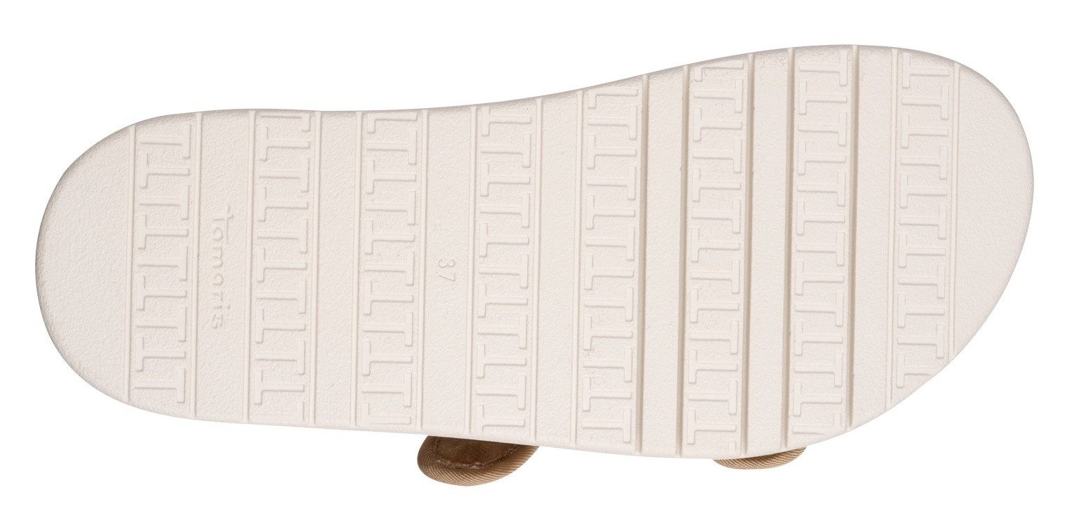 Tamaris Slippers , plateau, zomerschoen, slippers met verstelbare gespen