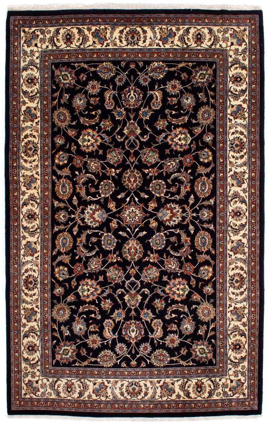 morgenland Wollen kleed Kaschmar bloemmotief Blu scuro 286 x 204 cm Uniek exemplaar met certificaat