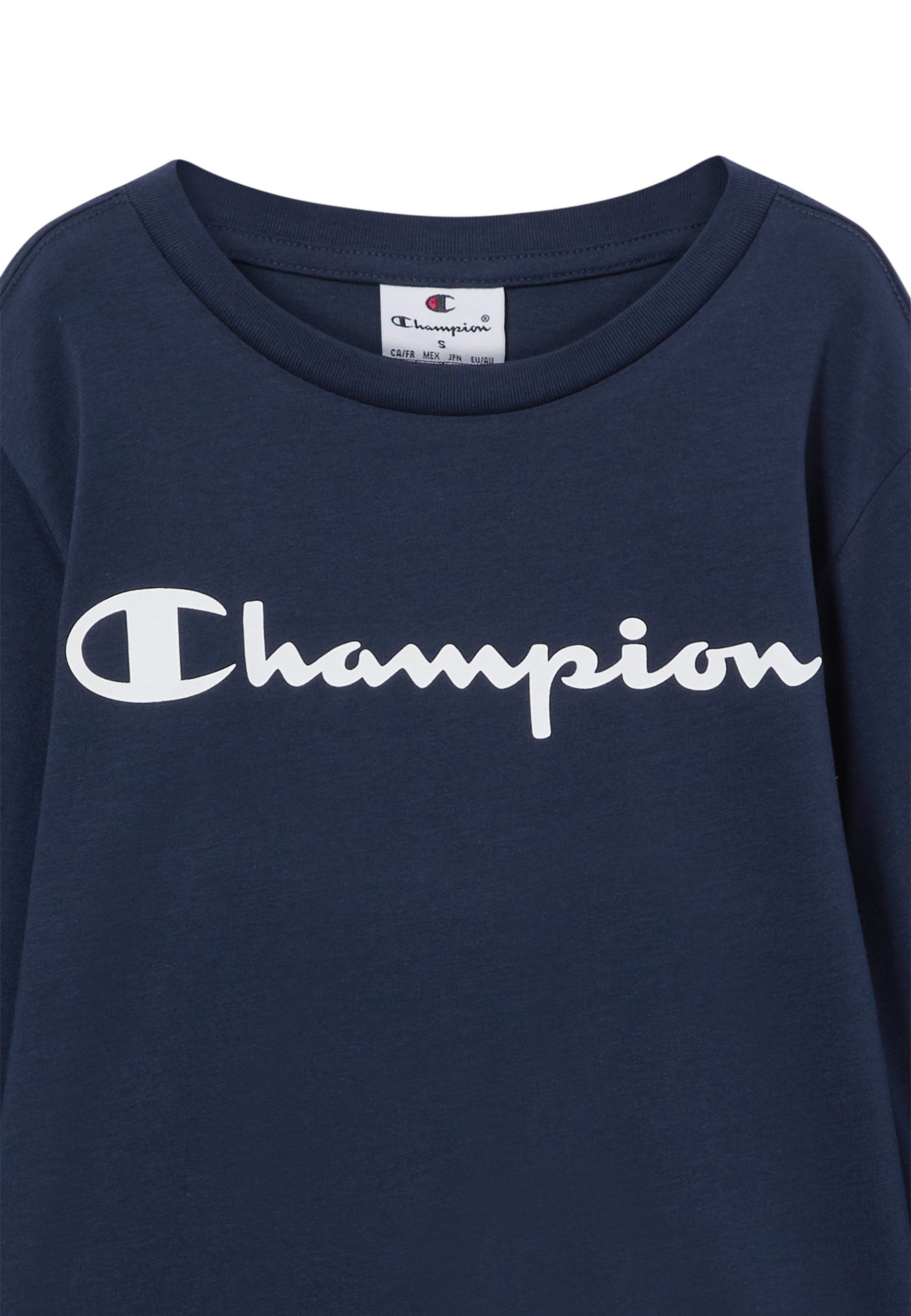 Champion T-shirt BASICS Long Sleeve Shirt Large Logo (1-delig)