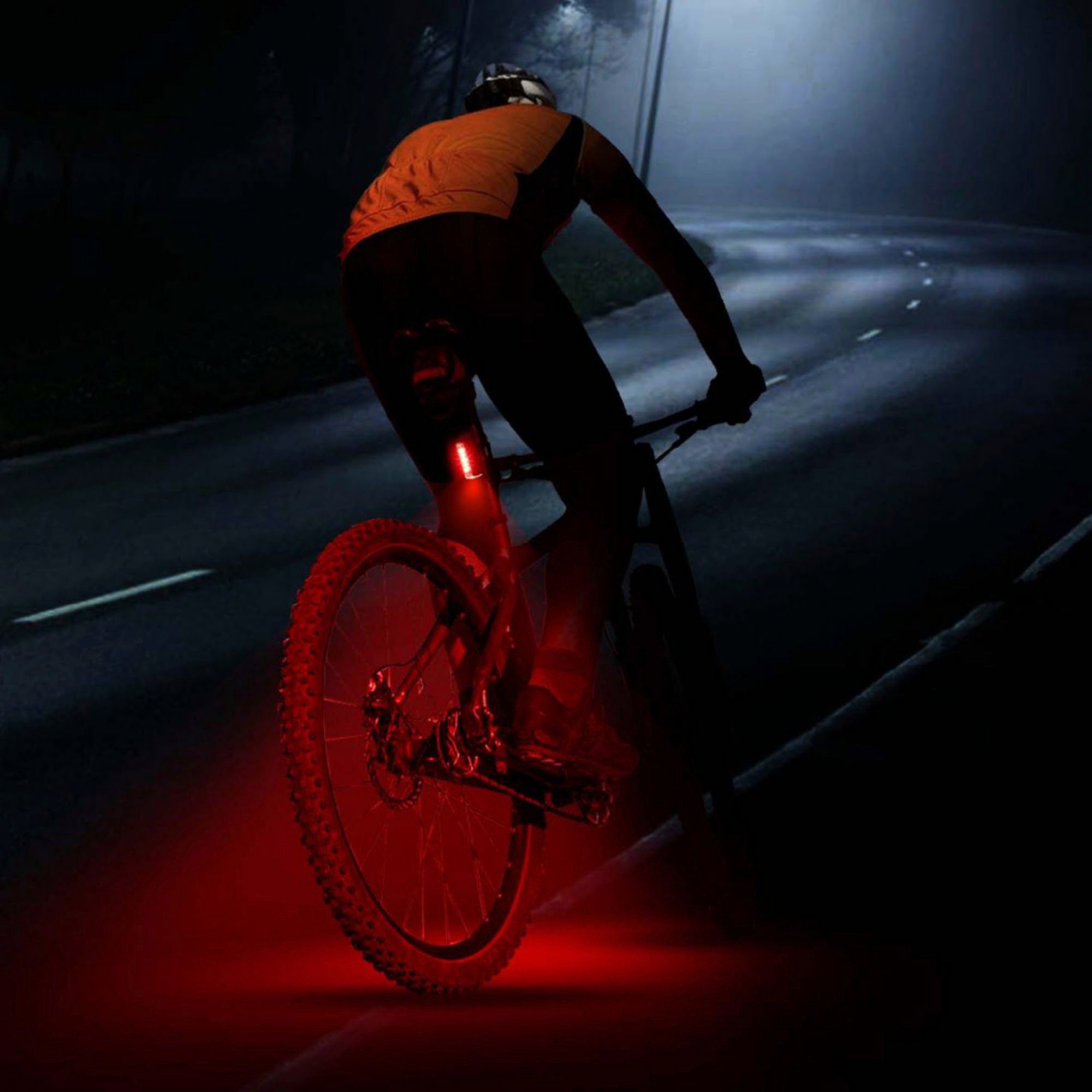 Fischer Fietsverlichting Led-accu-Bel. Set plus 100x130 groot licht + twin stop (set, 2-delig)