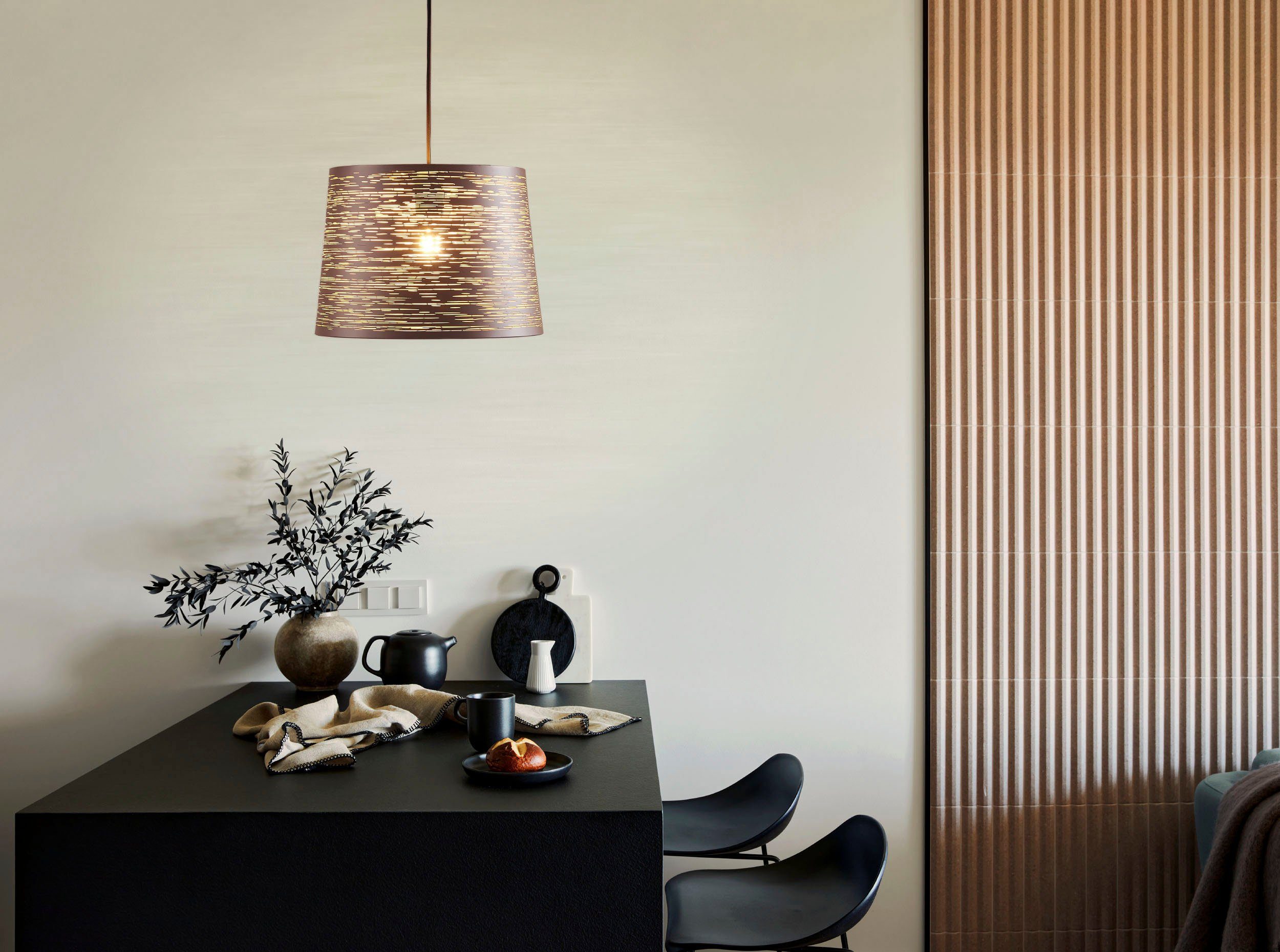 EGLO Hanglamp SEGEZIA Hanglamp in bruin van staal - excl. E27 - 40W (1 stuk)