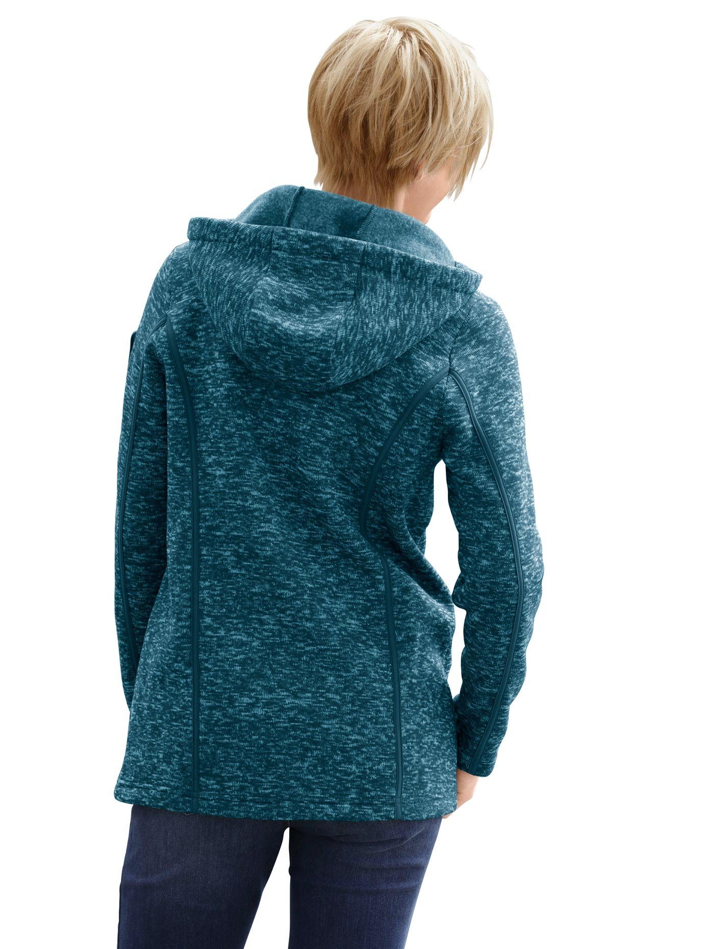 Casual Looks Fleecejack met capuchon