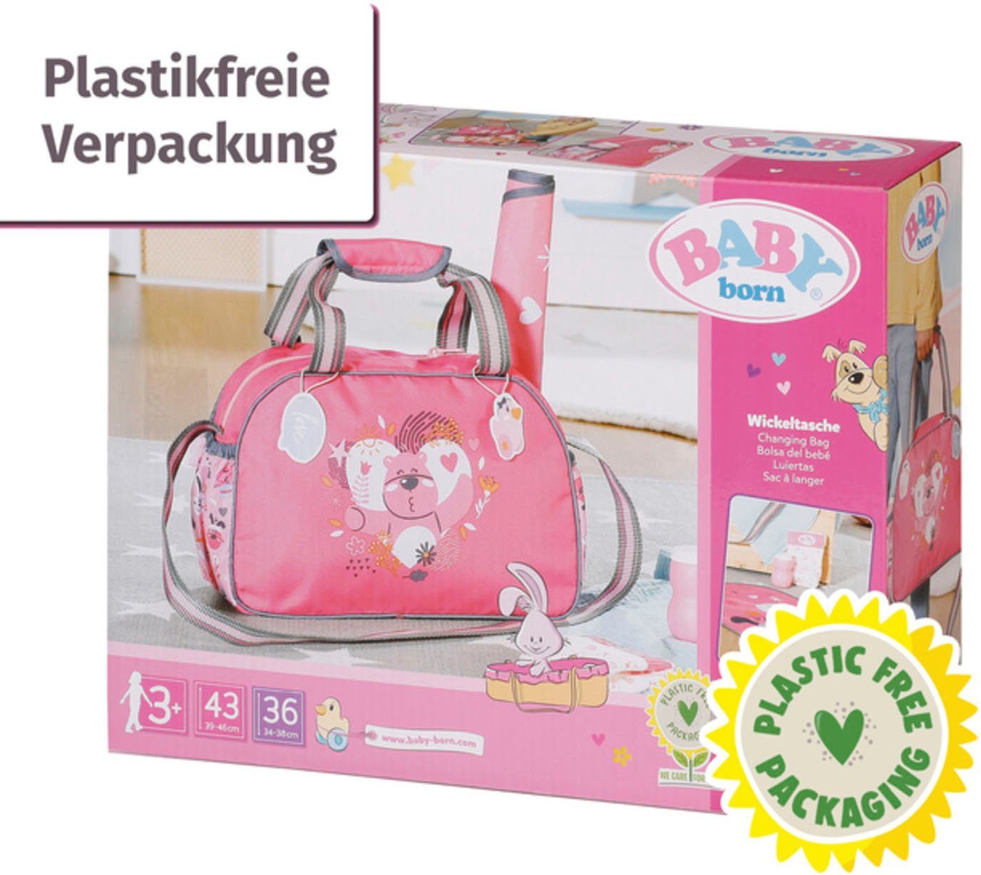 Baby Born Luiertas voor poppen Met aankleedkussen