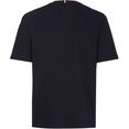 tommy sport t-shirt global stripe blauw
