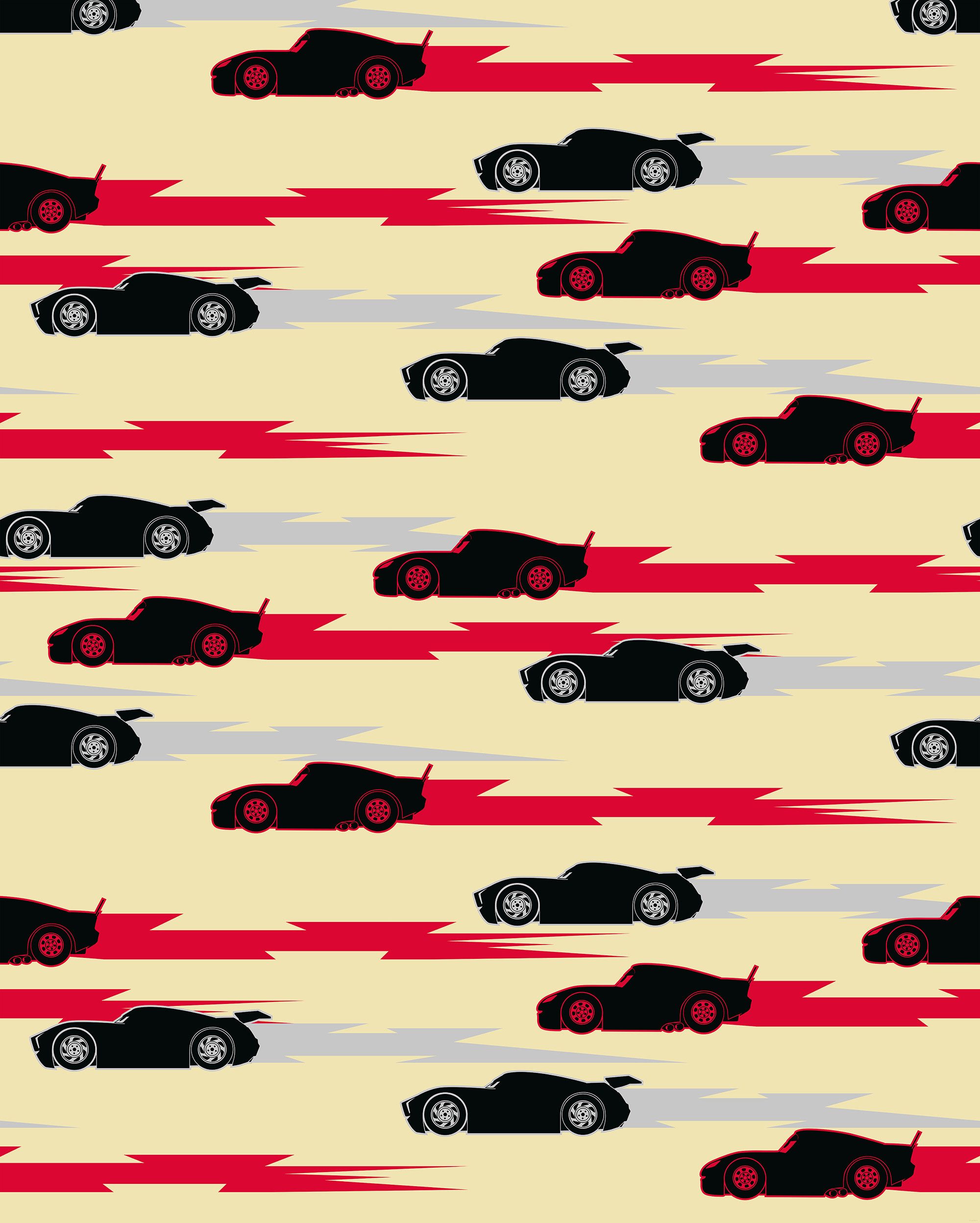 Komar Kinderbehang Disney and Pixar Cars Pattern (1 stuk)