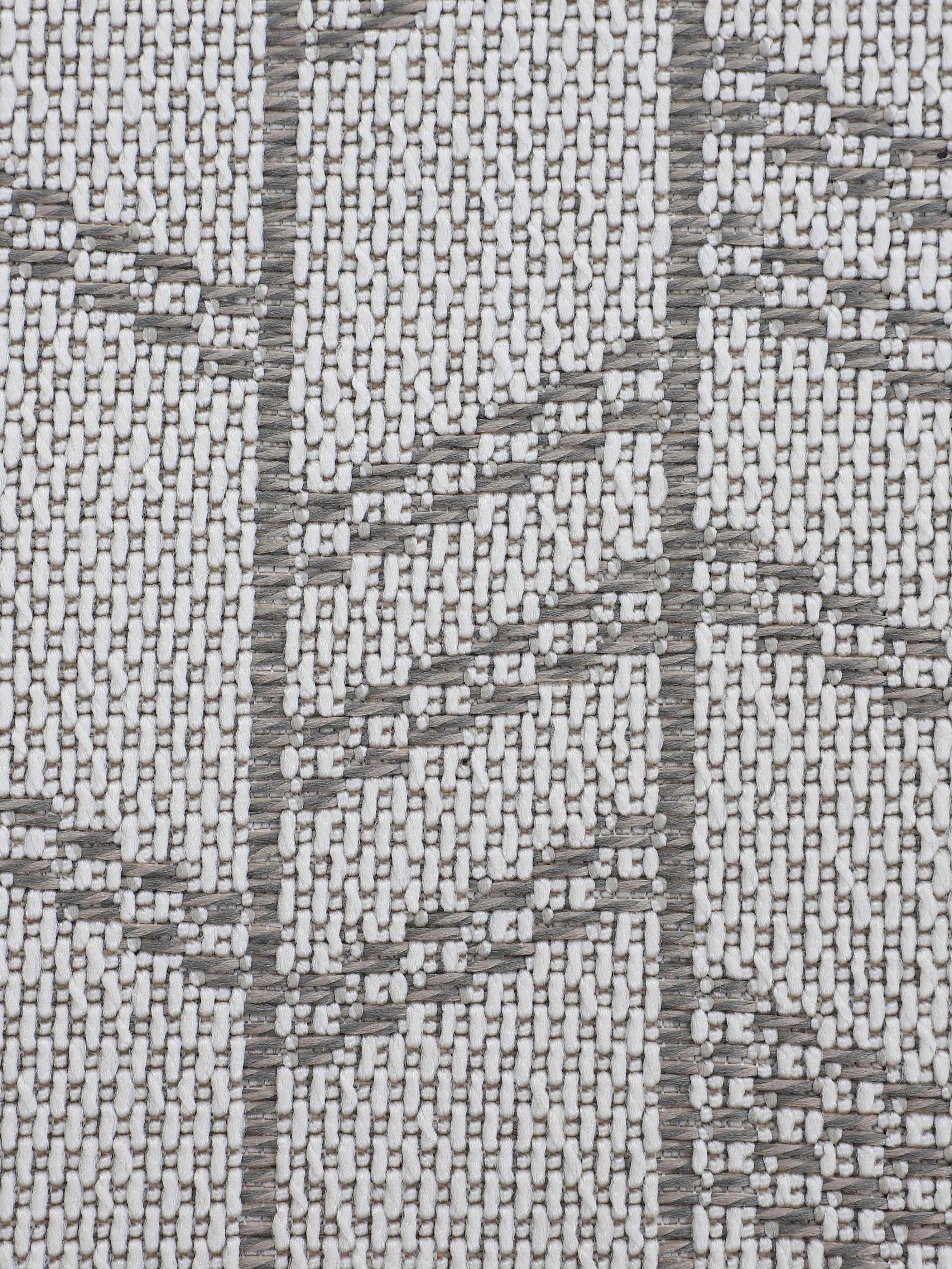 carpetfine Vloerkleed Boho 102 robust vlakweefsel, sisal look, uv-bestendig, buitenruimte
