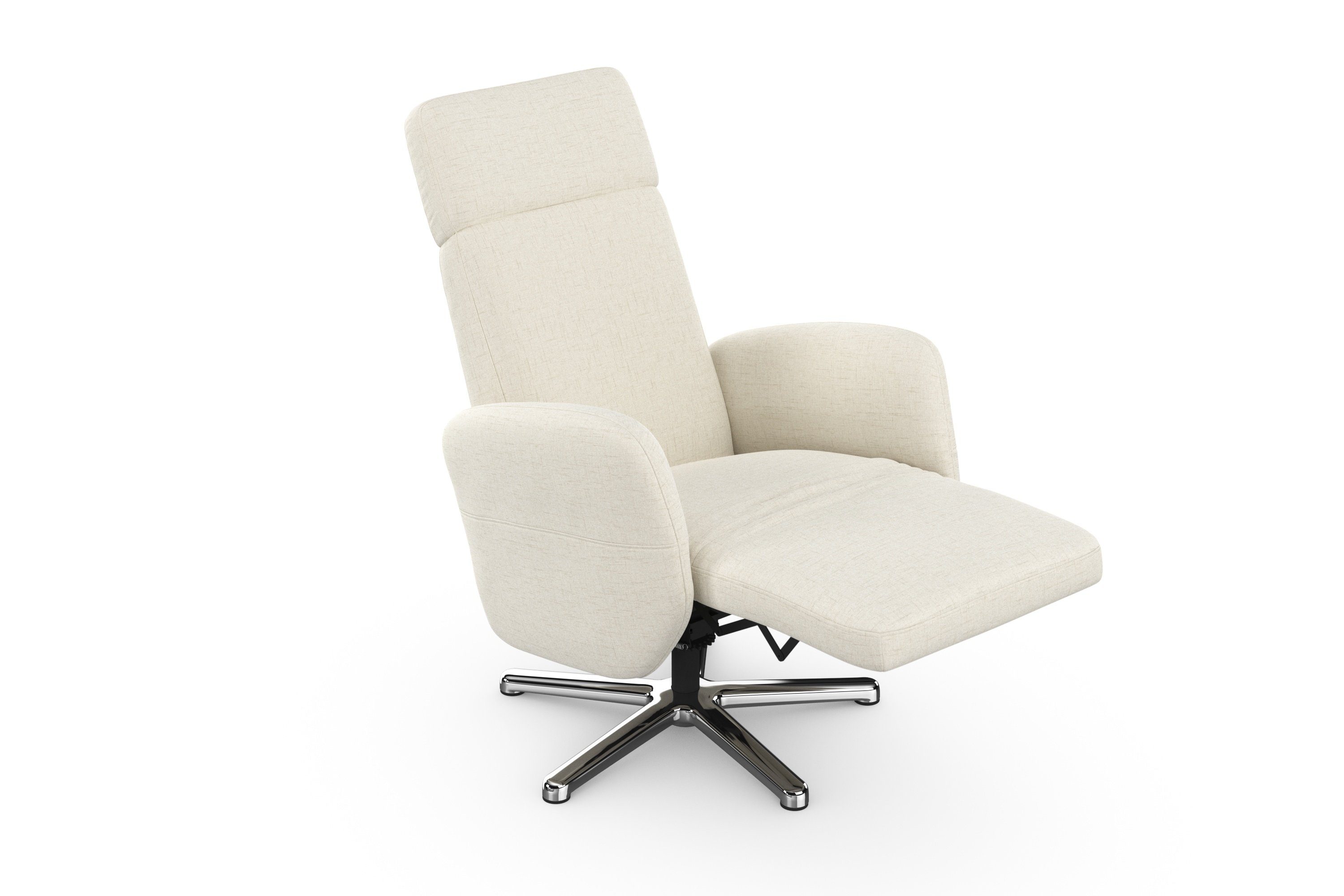 sit&more Relaxfauteuil Grenoble, incl. hoofdsteunverstelling en bekabelde afstandsbediening