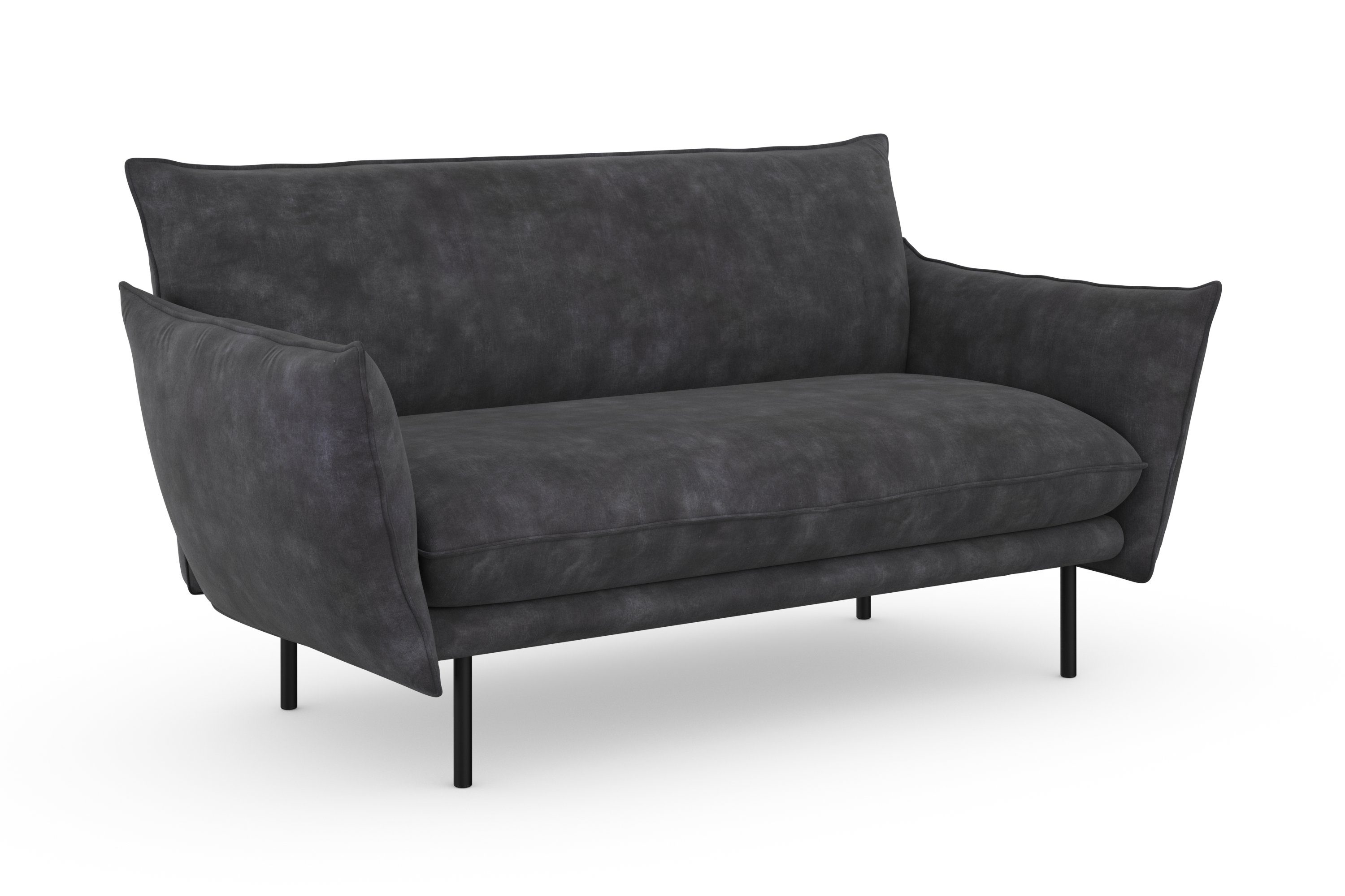 andas 2-zitsbank Stine Bijzonder design door kussen-look en opstaande naad, by Morten Georgsen