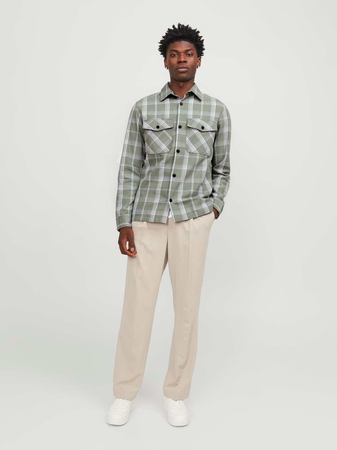 Jack & Jones Overhemd met lange mouwen JPRCCROY SPRING CHECK OVERSHIRT L/S SN