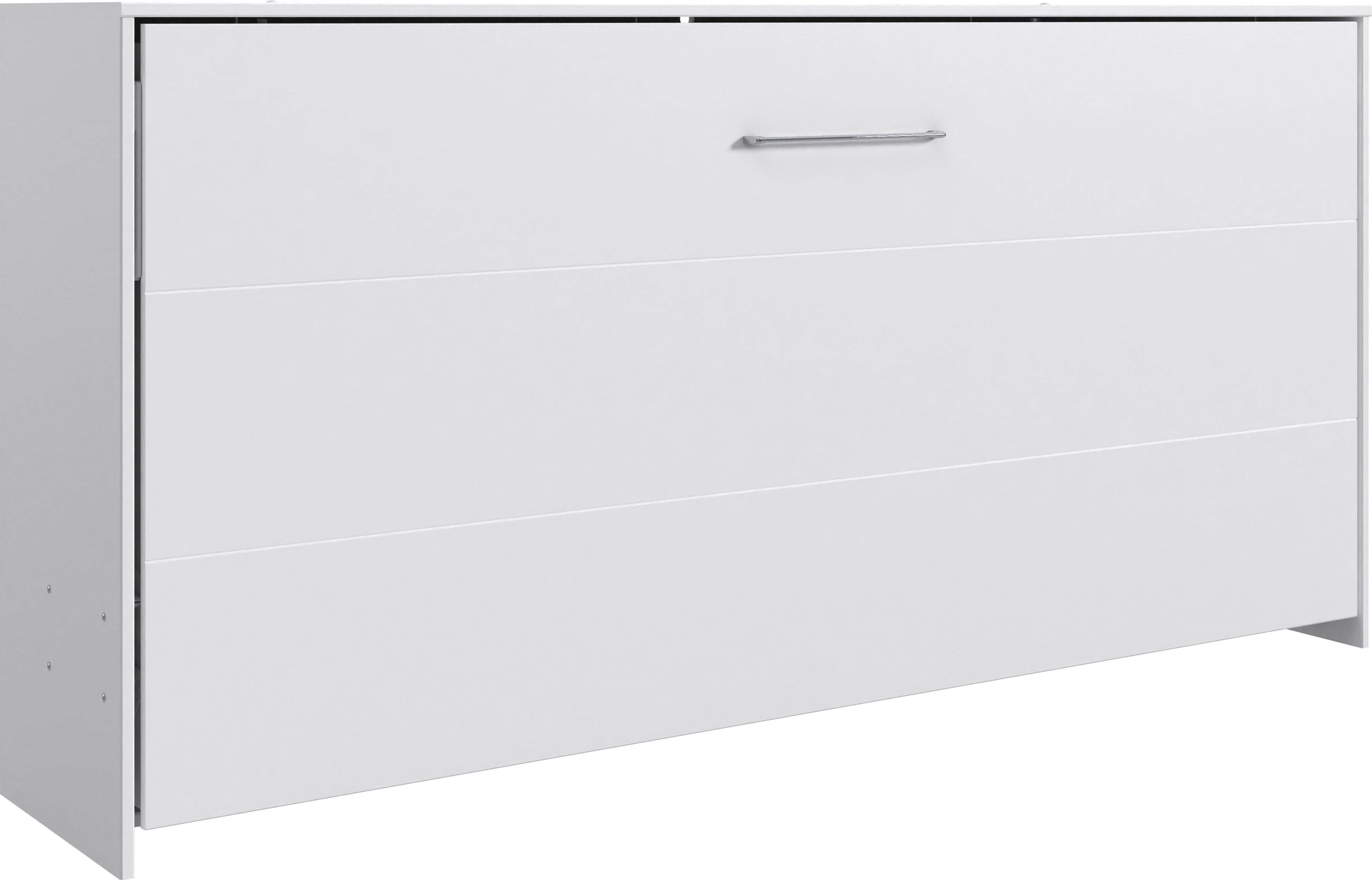 Wimex Verticaal opklapbed Juist kastklapbed logeerbed horizontaal opklapbaar, 3 ligplaatsen, met lattenbodem, made in germany