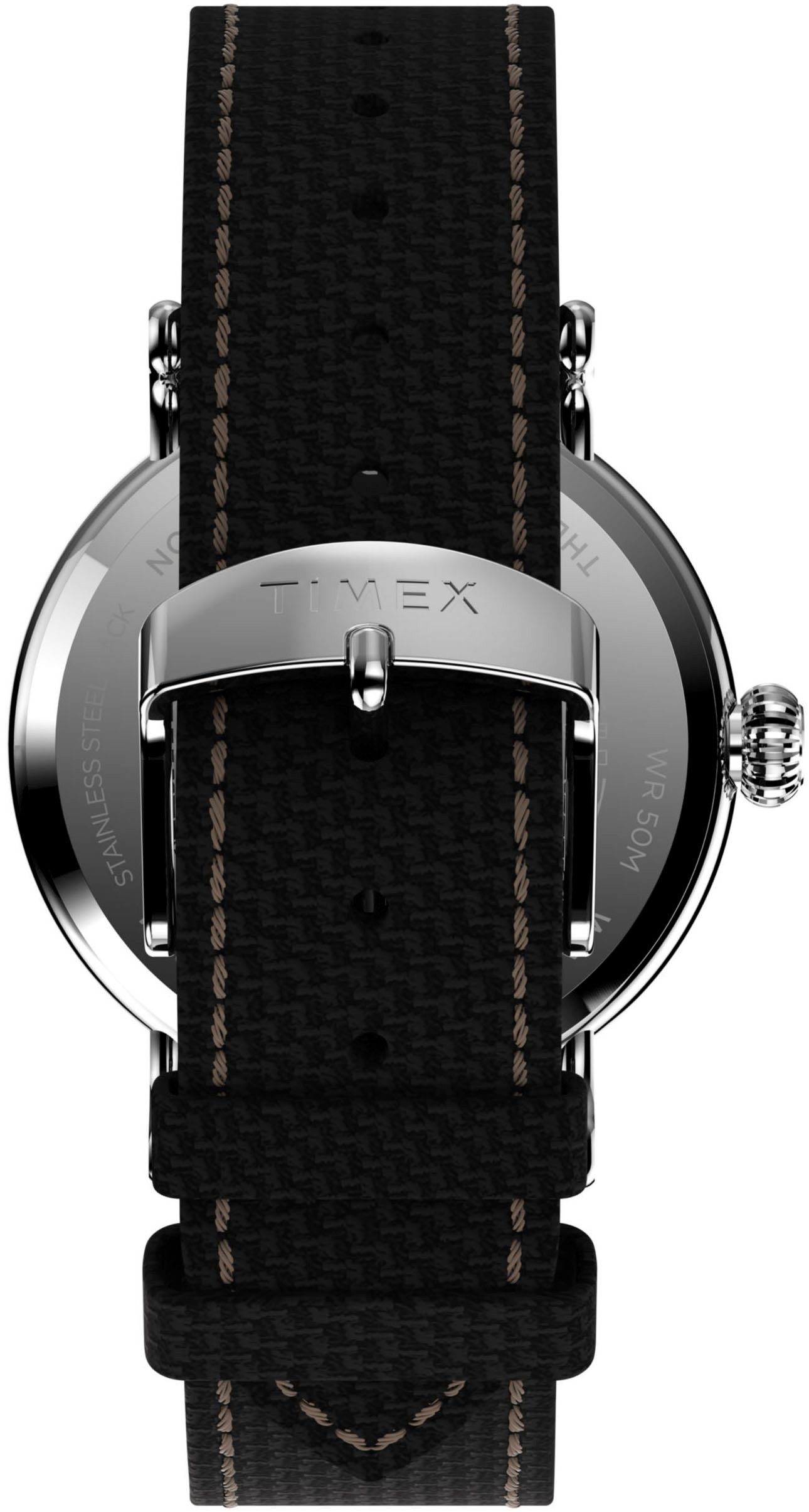 Timex Kwartshorloge WATERBURY STANDARD Armbandhorloge, herenhorloge, lichtgevende wijzers, mineraalglas, analoog