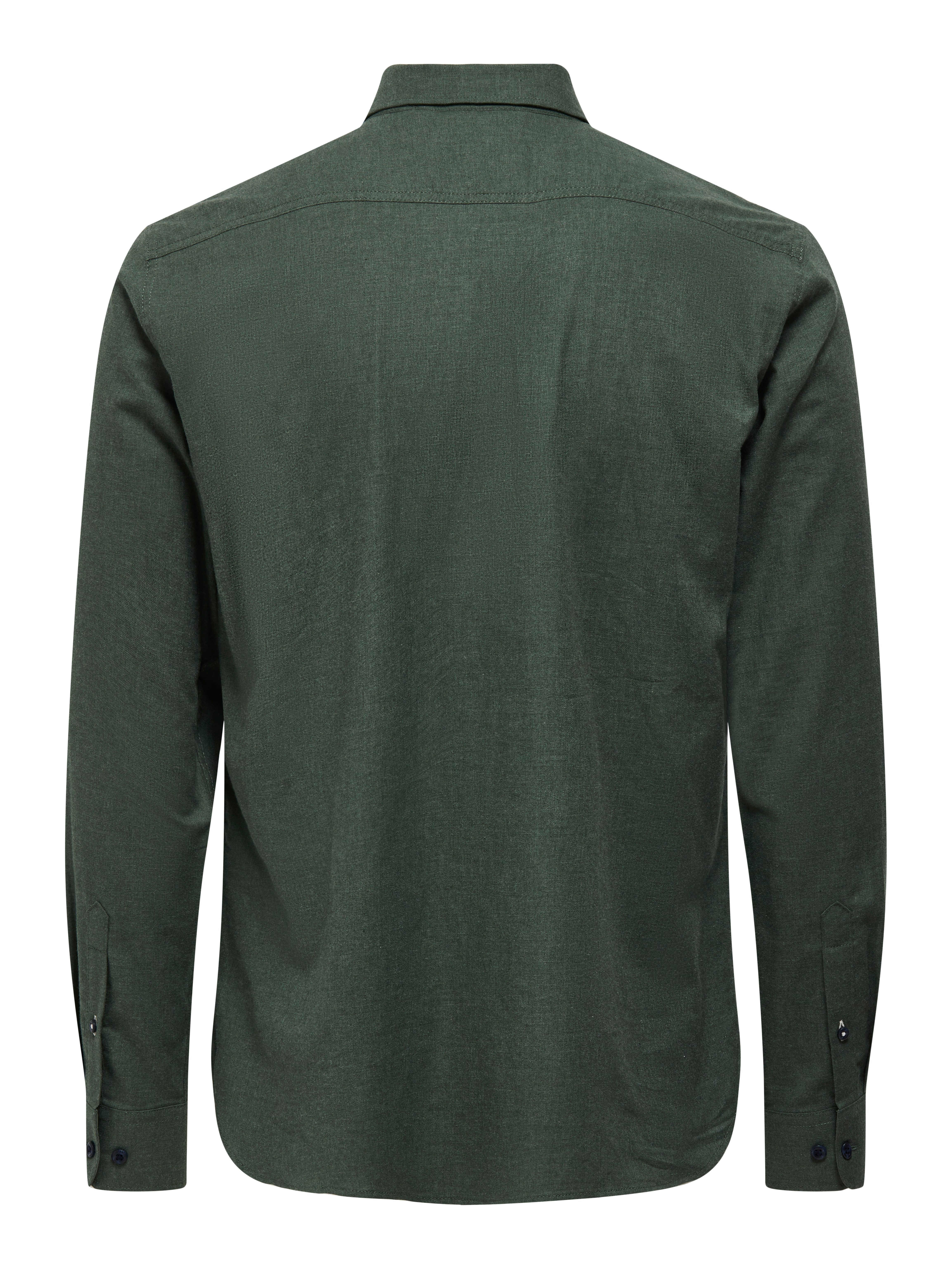 ONLY & SONS Overhemd met lange mouwen ONSROAD LIFE REG MELANGE LS SHIRT NOOS