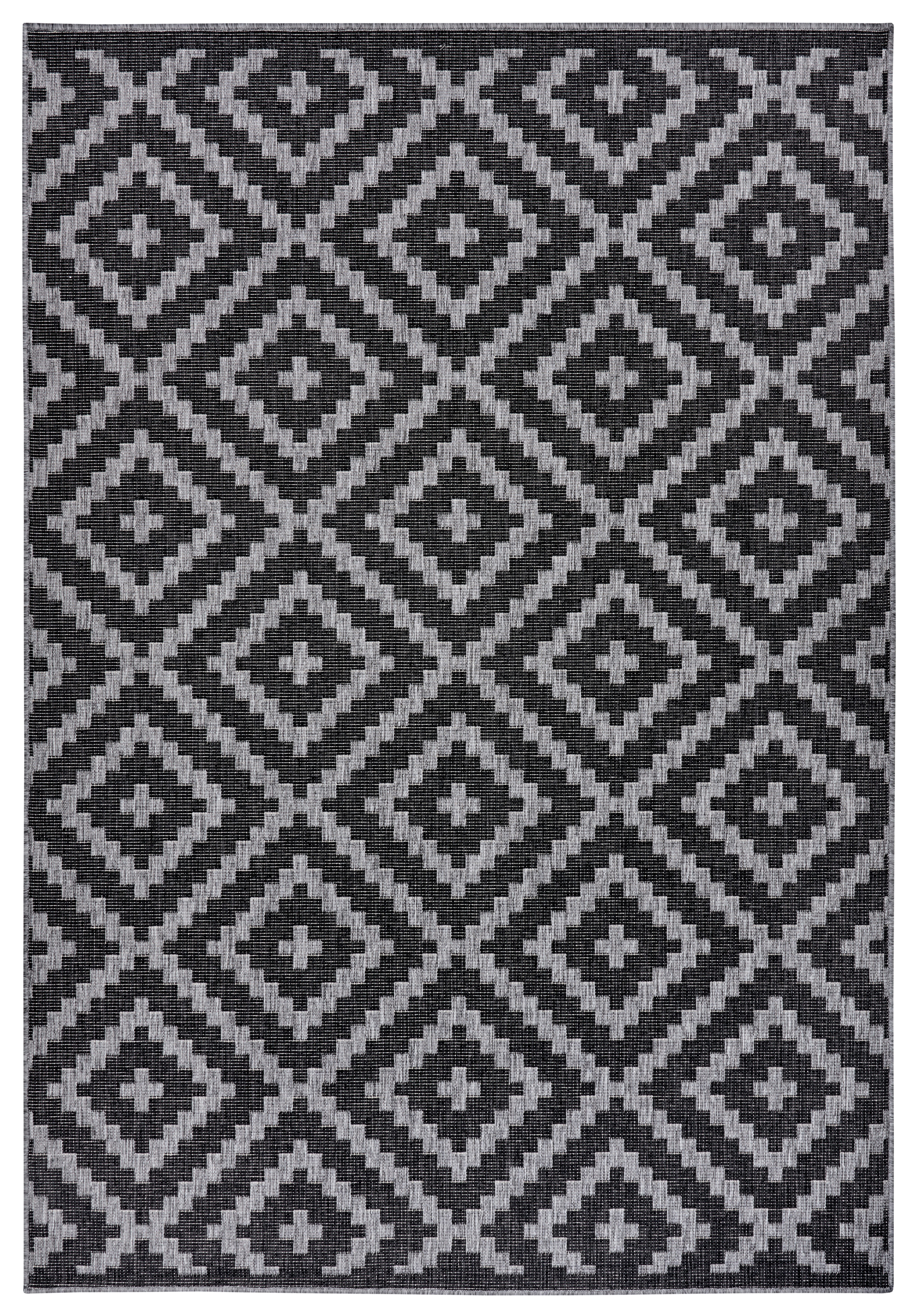 my home Vloerkleed Ronda tweezijdig te gebruiken kleed Sisal-look, platweefsel, in- en outdoor, geometrisch boho design