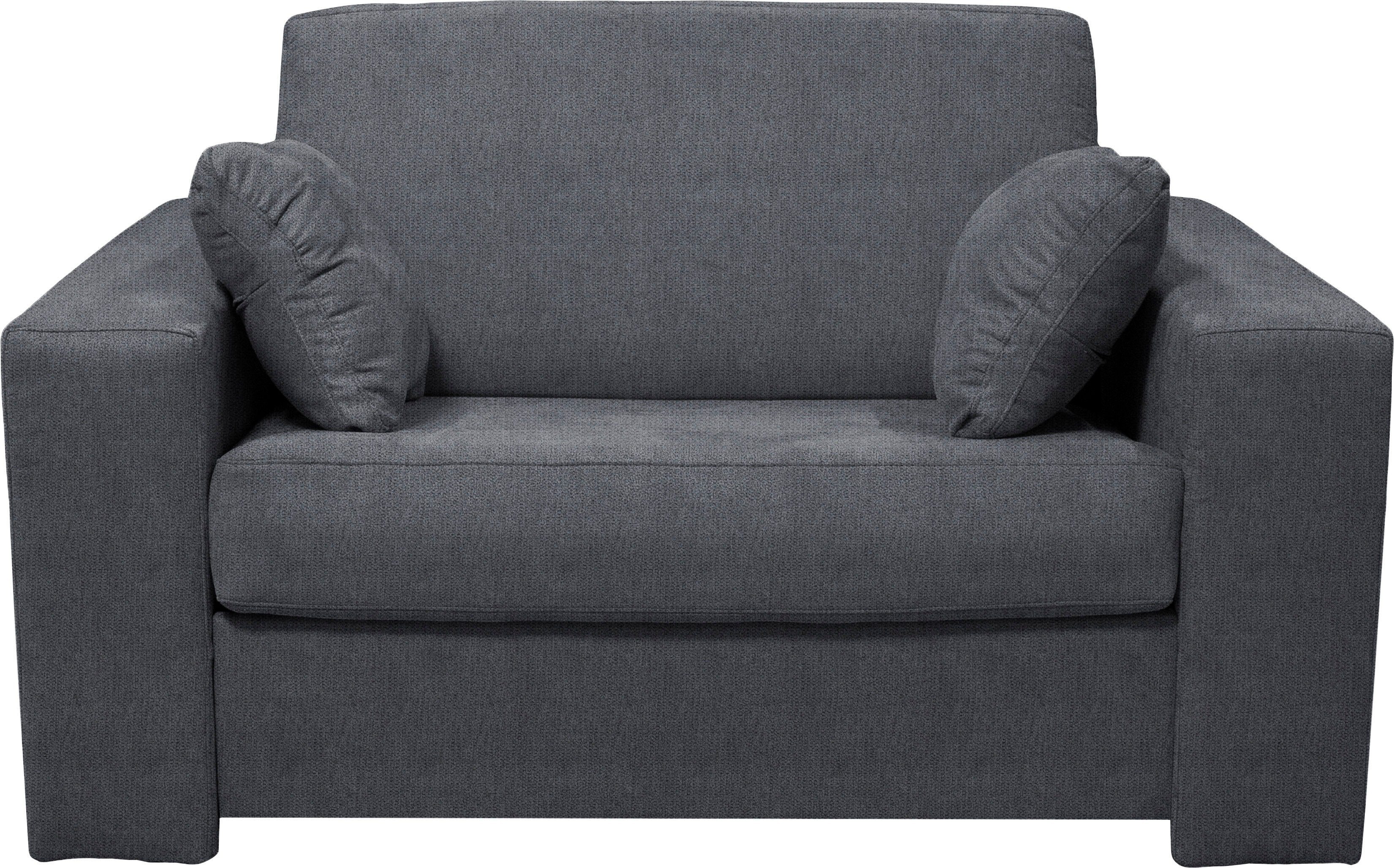 Home affaire Fauteuil Roma matras hoogte 140 cm Bedfunctie, met vering, Afmeting liggend ca. 83x198 cm