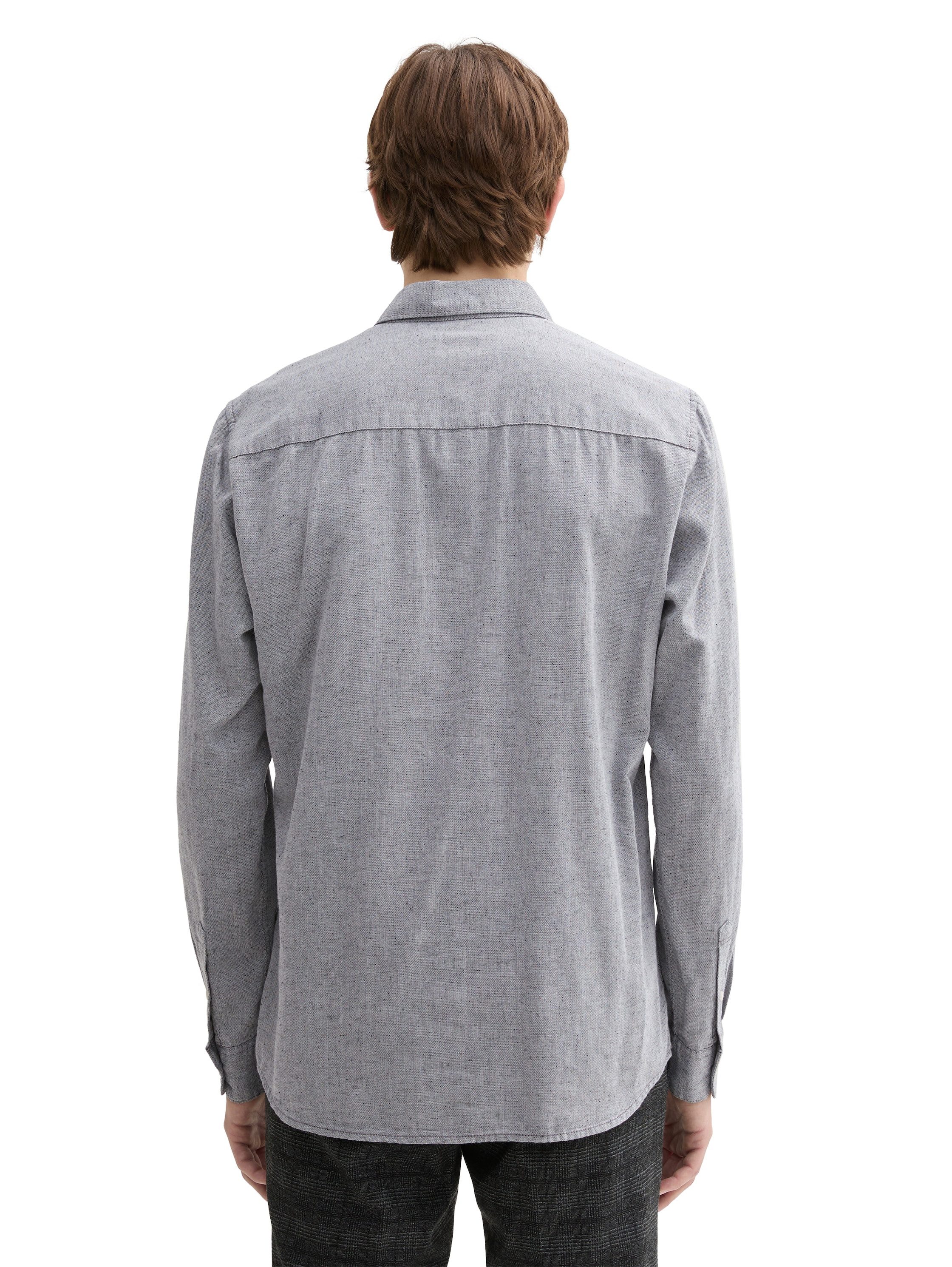Tom Tailor Denim Overhemd met lange mouwen met kentkraag