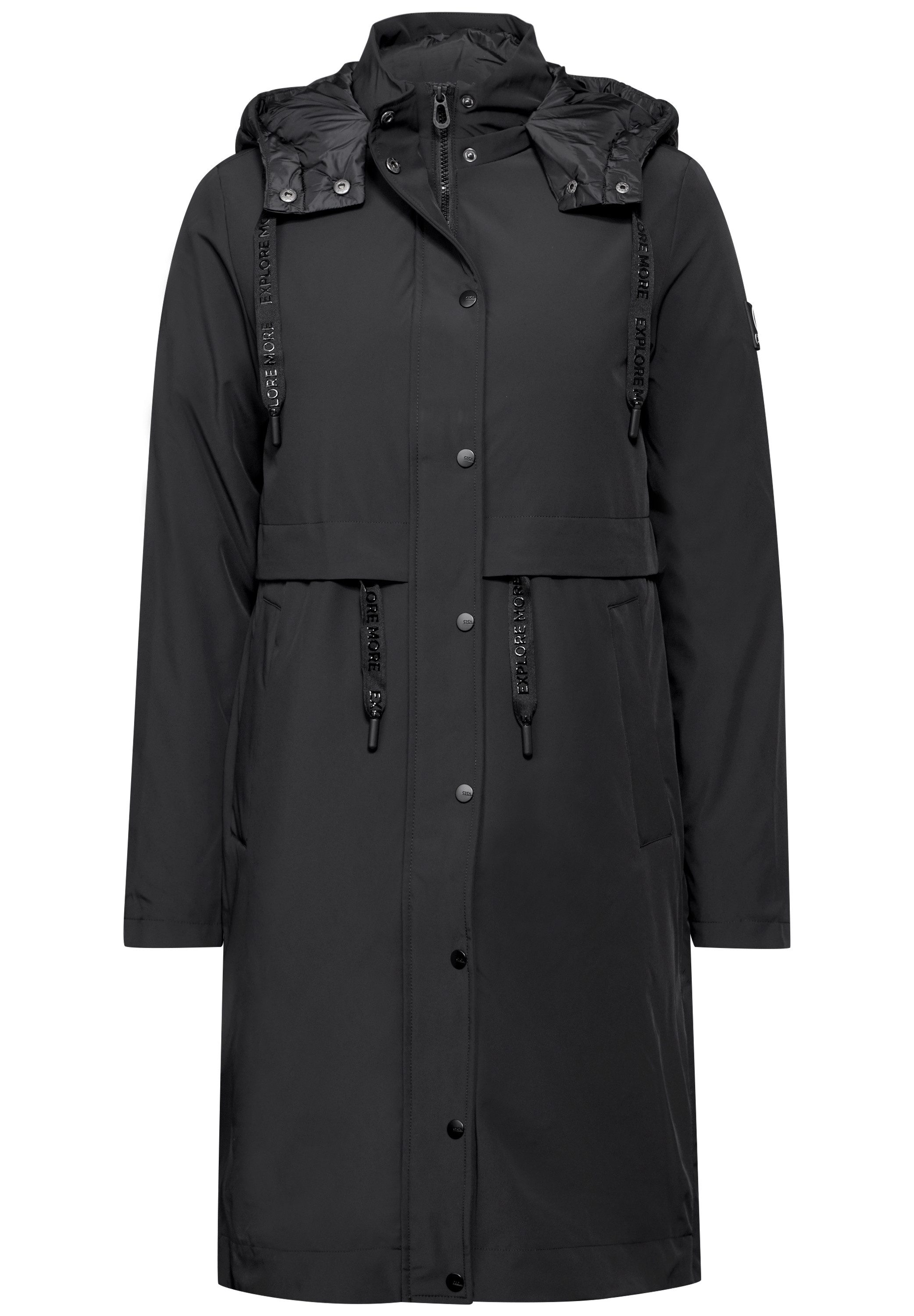 Cecil Trenchcoat met een capuchon