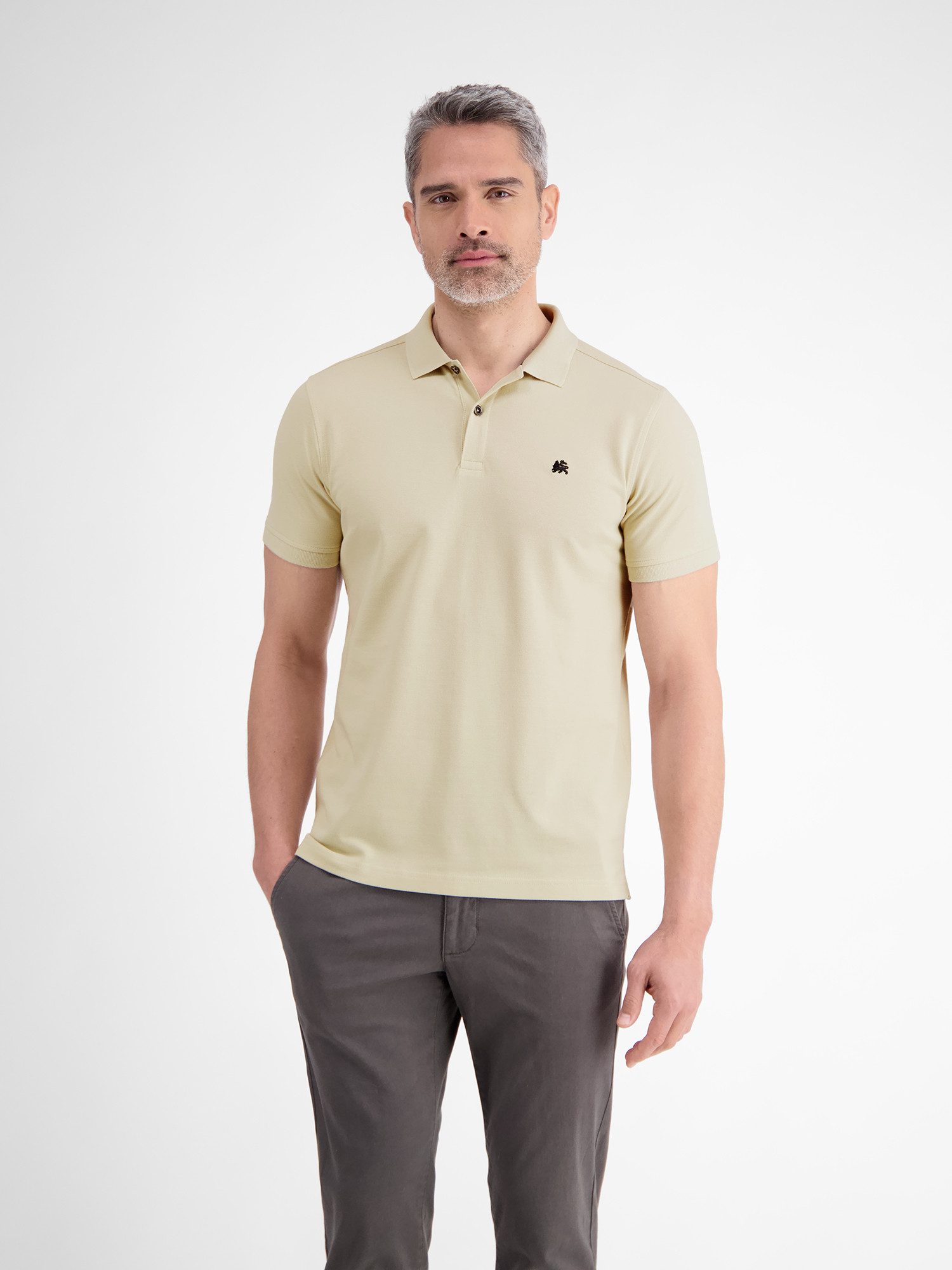 Lerros Poloshirt LERROS basic poloshirt voor heren, effen