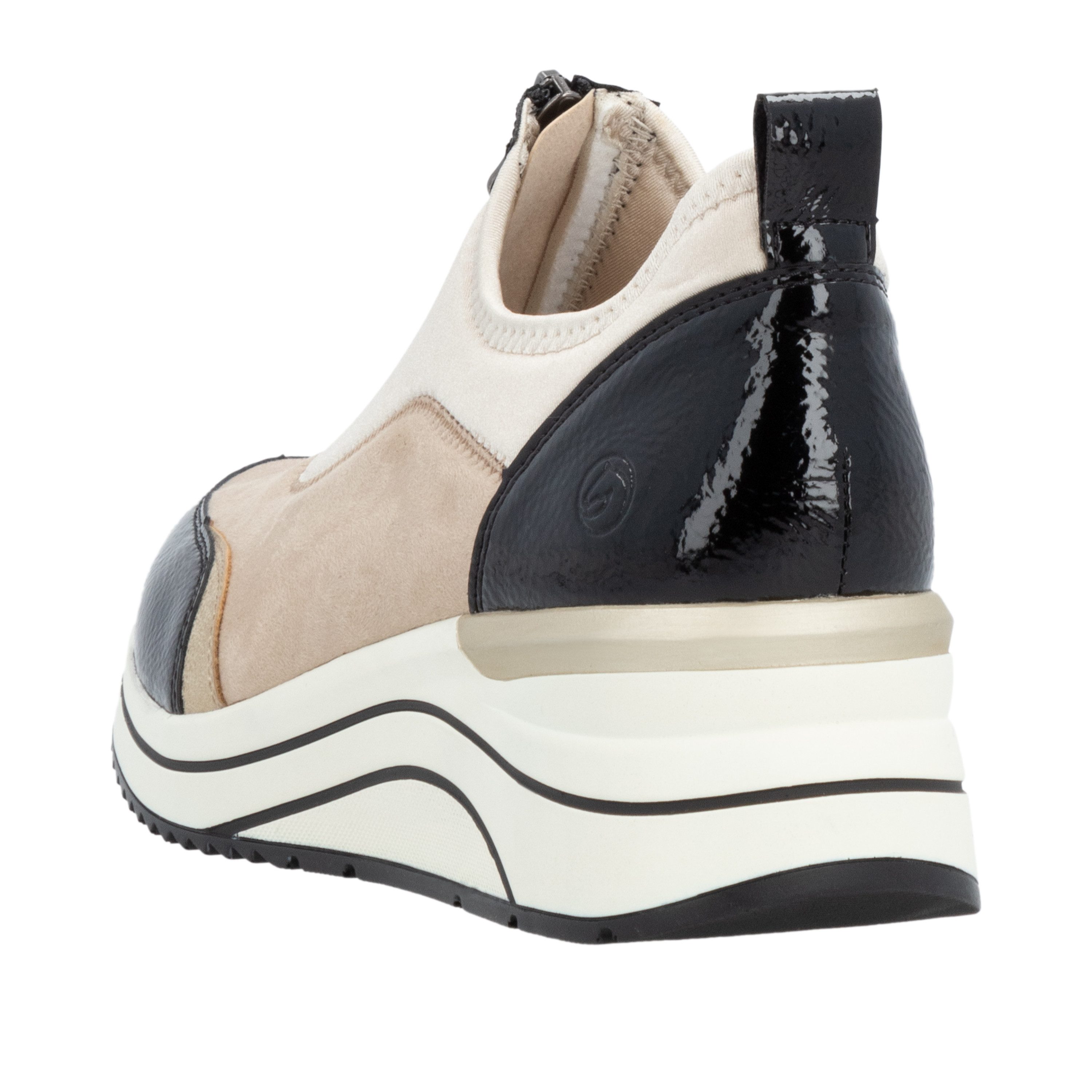 Remonte Slip-on sneakers Elisabeth Hurley-Collection , wedge sneaker, slipper, instapschoen, vrijetijdsschoen, vegan