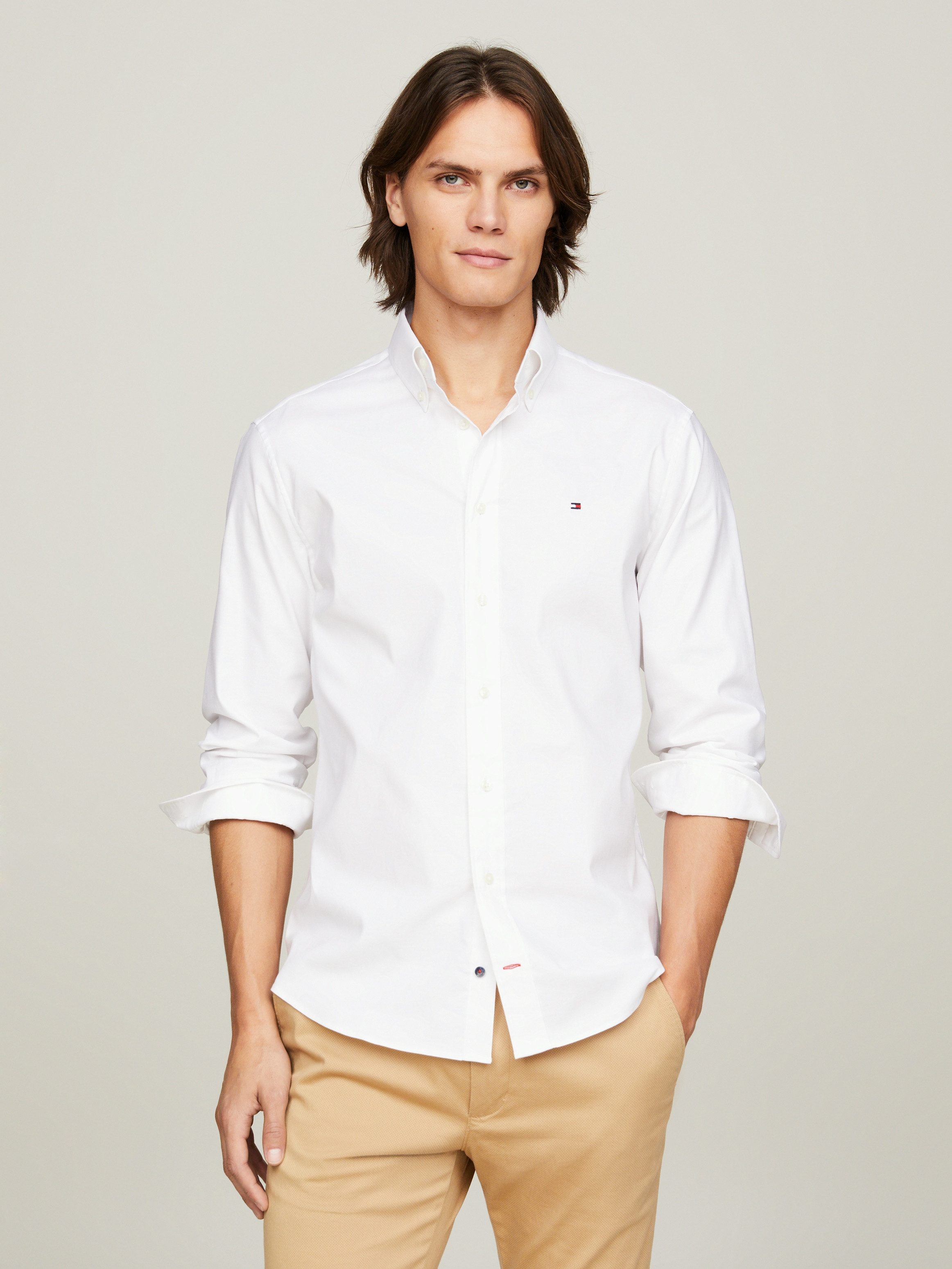 Tommy Hilfiger TAILORED Businessoverhemd CL FLEX OXF RF SHIRT